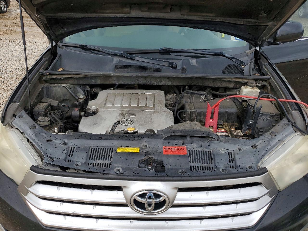 2012 Toyota Highlander Base Black vin: 5TDZK3EH5CS059886