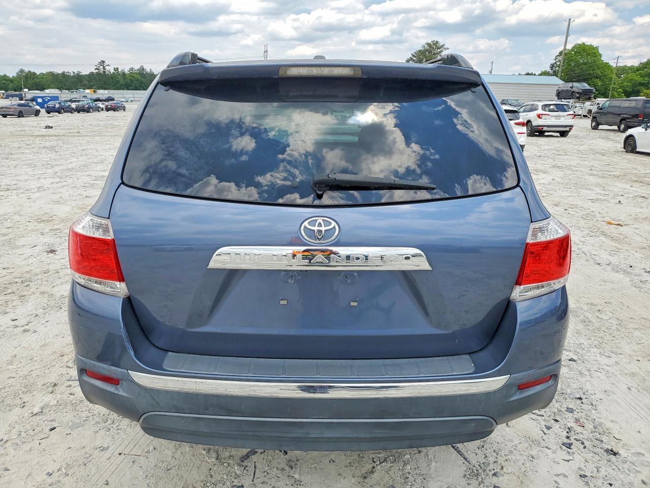 2012 Toyota Highlander Se Blue vin: 5TDZK3EH5CS073688