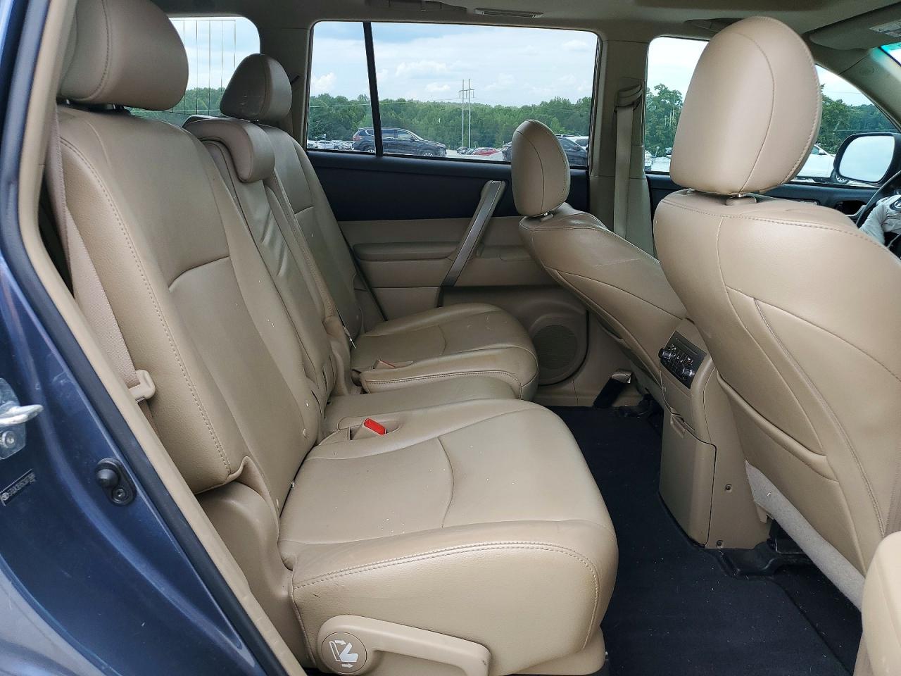 2012 Toyota Highlander Se Blue vin: 5TDZK3EH5CS073688