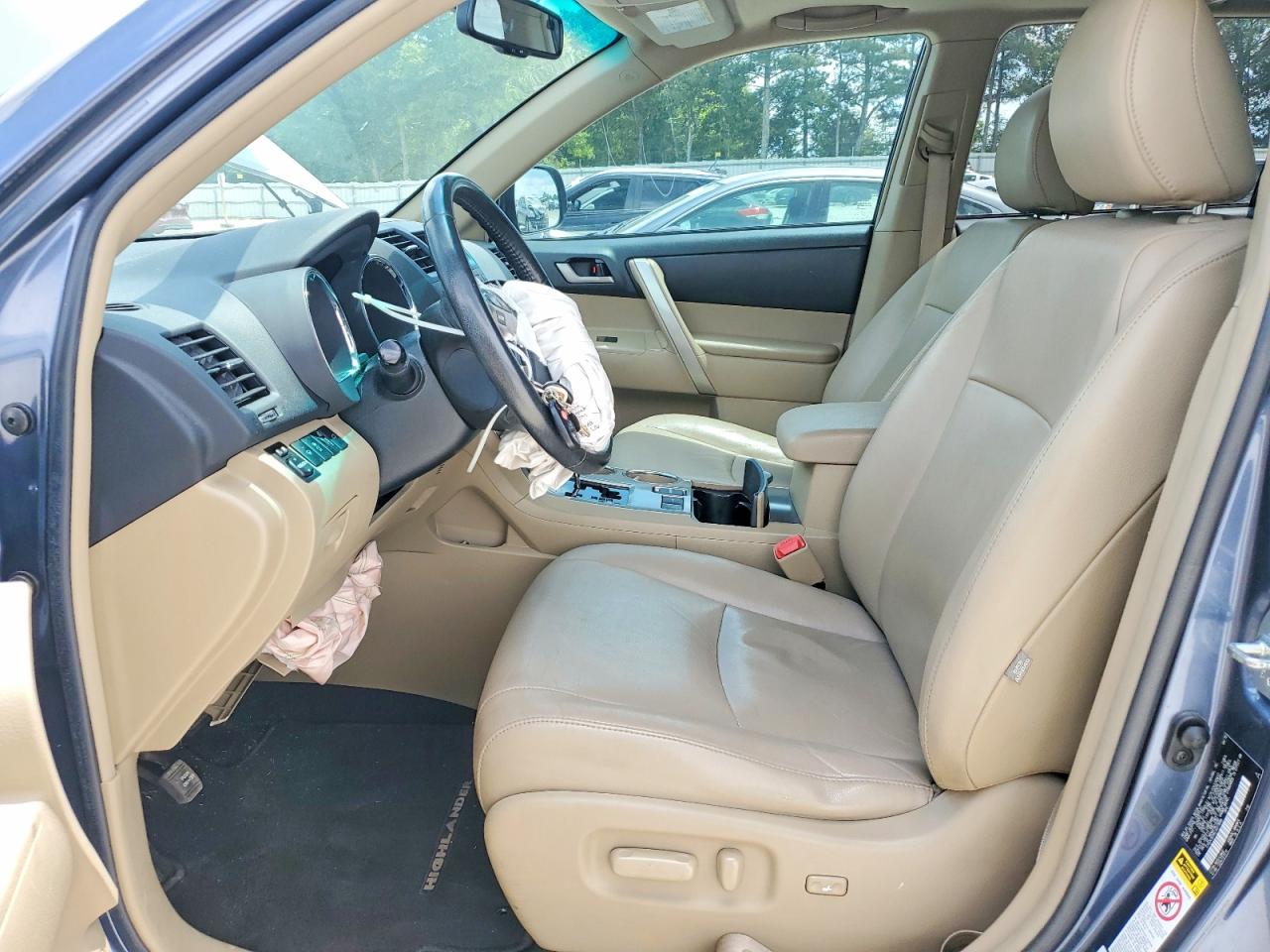 2012 Toyota Highlander Se Blue vin: 5TDZK3EH5CS073688