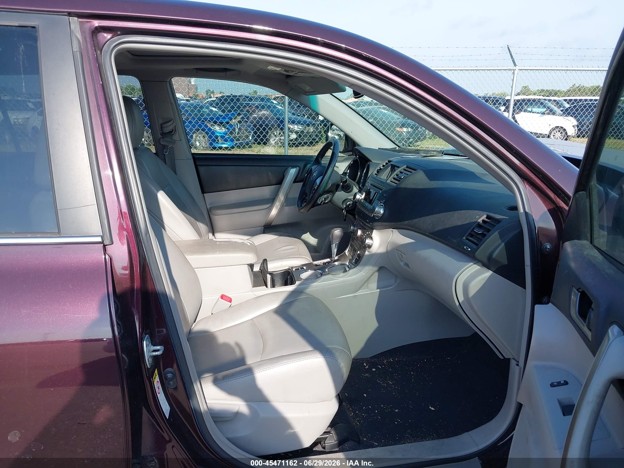 2012 Toyota Highlander Se V6 Фиолетовый vin: 5TDZK3EH5CS086926
