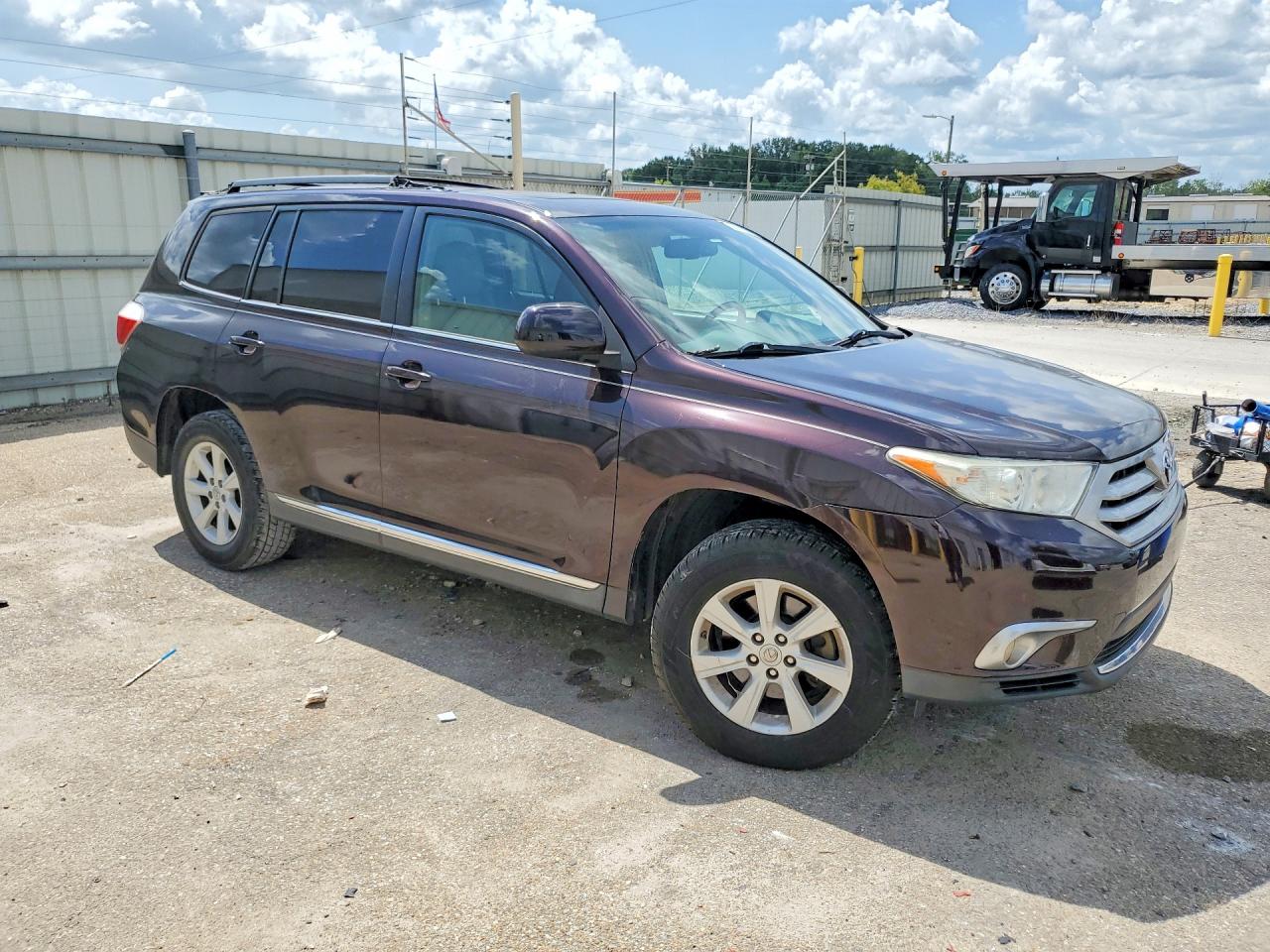 2012 Toyota Highlander Se Purple vin: 5TDZK3EH5CS089194