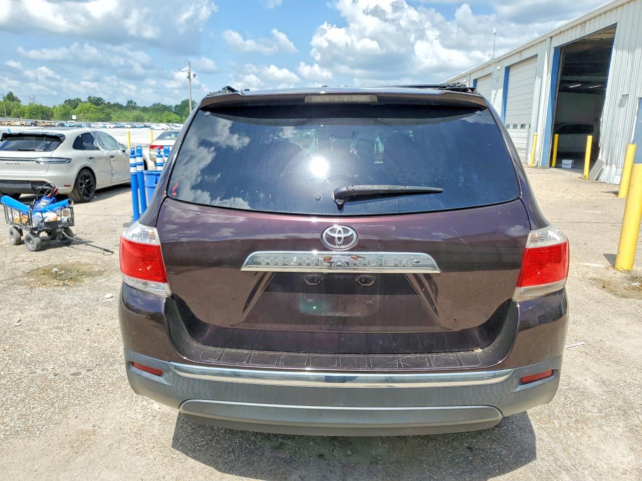 2012 Toyota Highlander Se Purple vin: 5TDZK3EH5CS089194