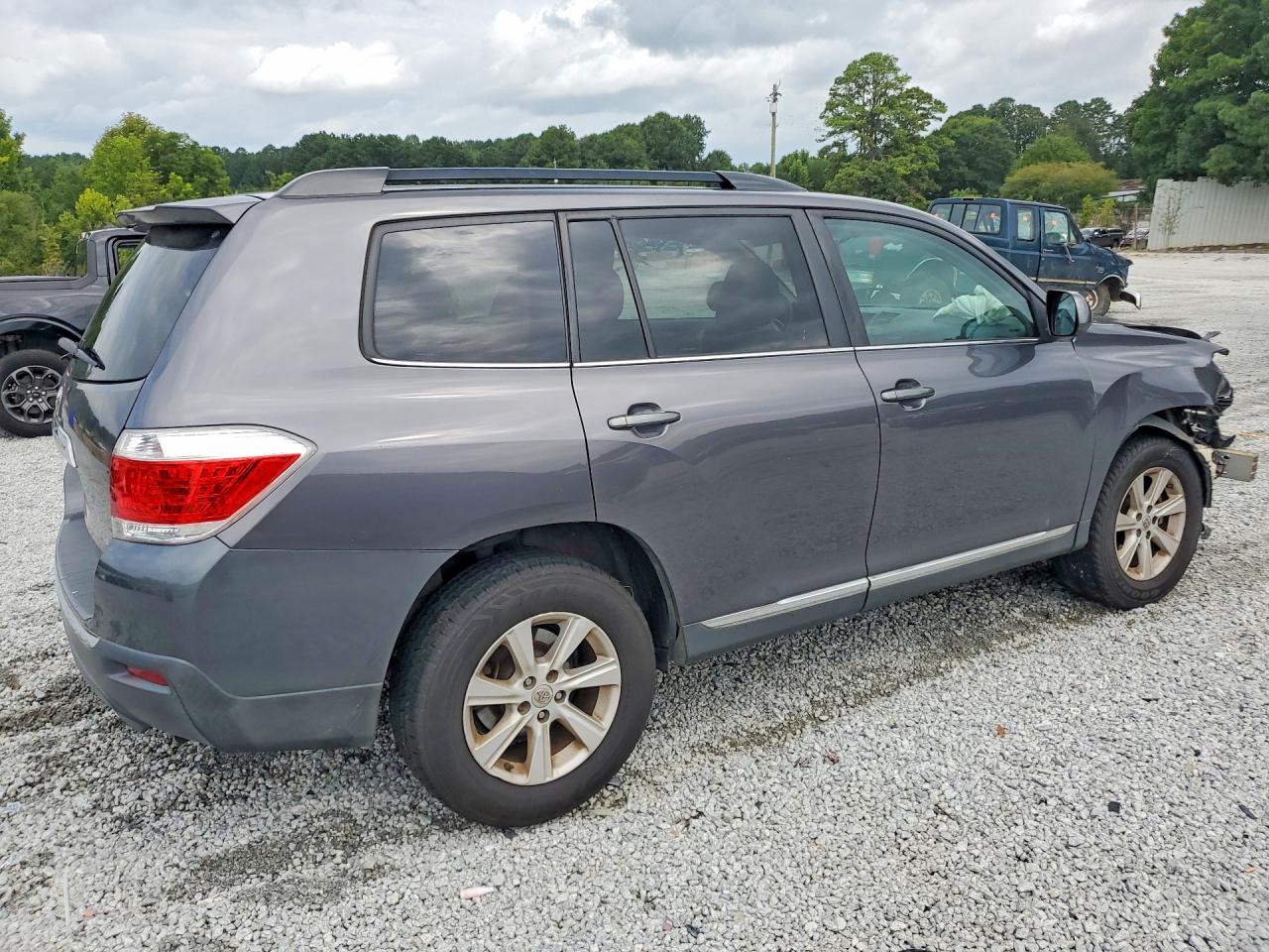 2012 Toyota Highlander Base Gray vin: 5TDZK3EH5CS089213
