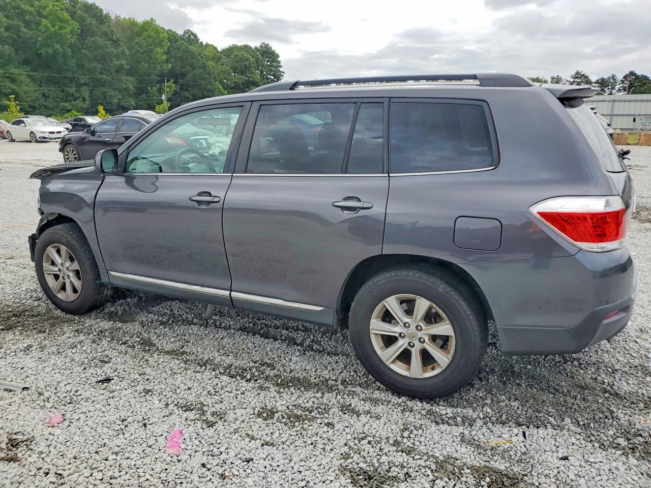 2012 Toyota Highlander Base Gray vin: 5TDZK3EH5CS089213