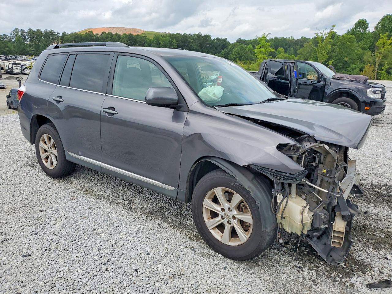 2012 Toyota Highlander Base Gray vin: 5TDZK3EH5CS089213