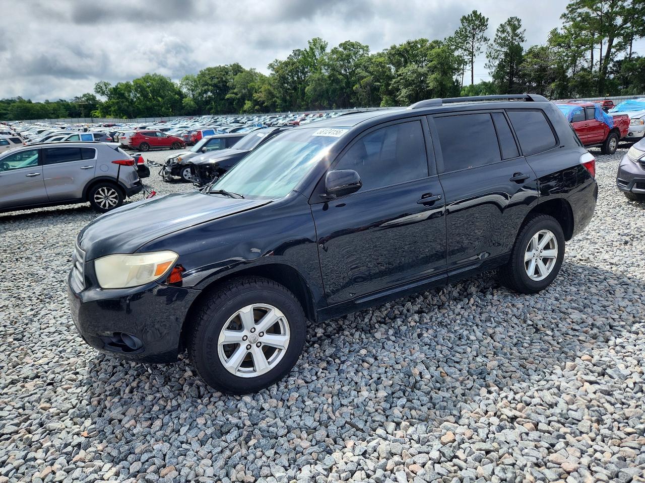 2010 Toyota Highlander Base Черный vin: 5TDZK3EH6AS004098