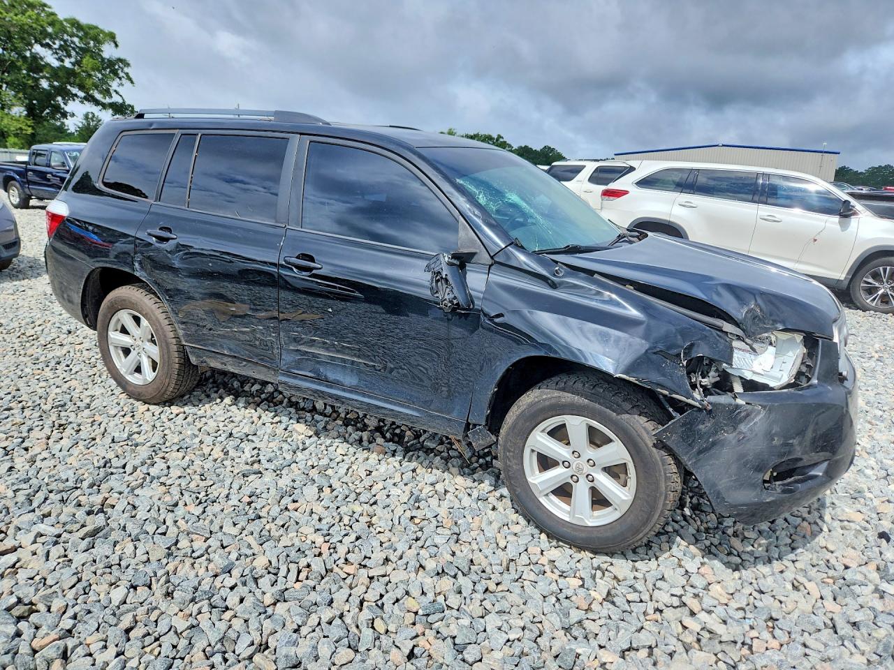 2010 Toyota Highlander Base Черный vin: 5TDZK3EH6AS004098