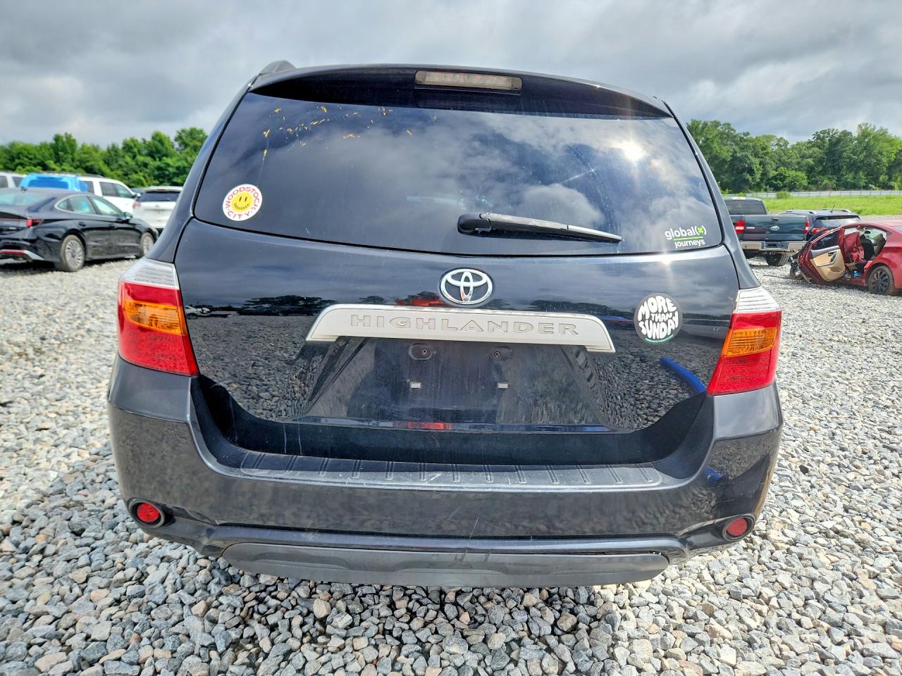 2010 Toyota Highlander Base Черный vin: 5TDZK3EH6AS004098