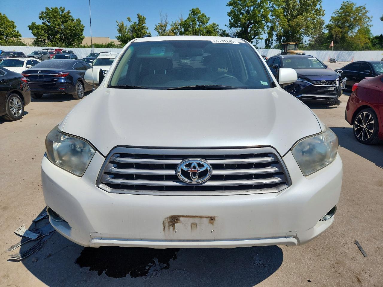 2010 Toyota Highlander Base Белый vin: 5TDZK3EH6AS005591