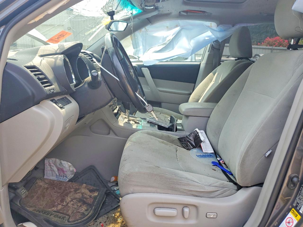 2010 Toyota Highlander Base Gray vin: 5TDZK3EH6AS016218