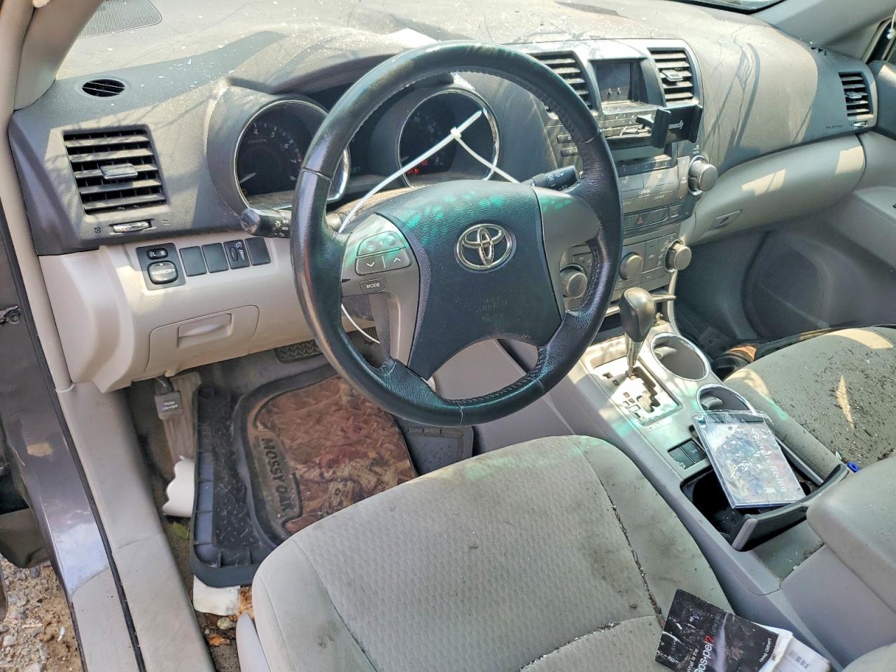 2010 Toyota Highlander Base Gray vin: 5TDZK3EH6AS016218