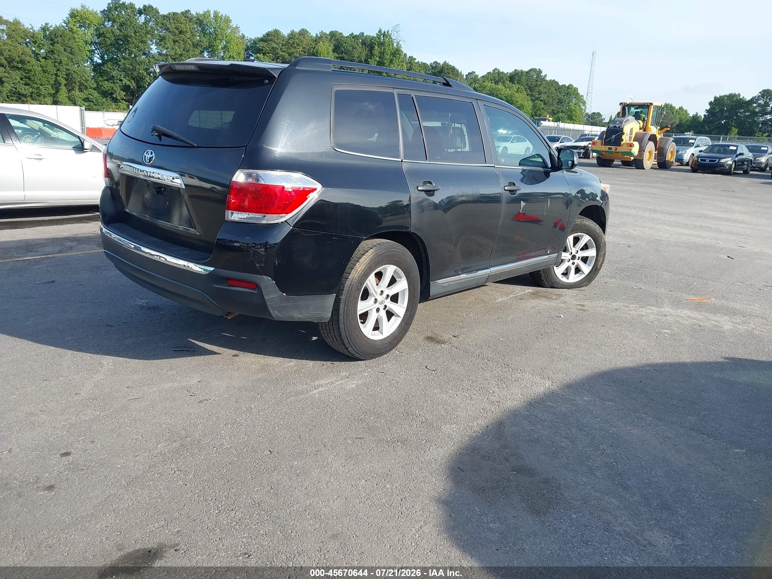 2011 Toyota Highlander Se V6 Black vin: 5TDZK3EH6BS045249