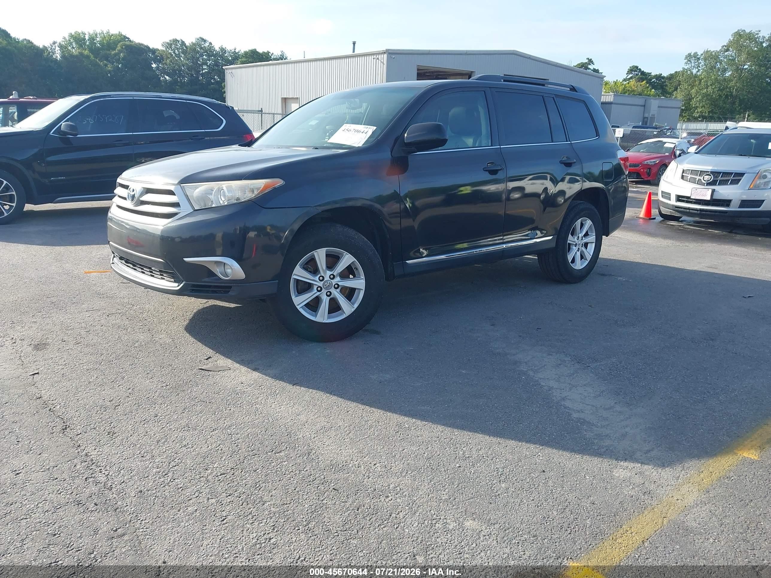 2011 Toyota Highlander Se V6 Black vin: 5TDZK3EH6BS045249