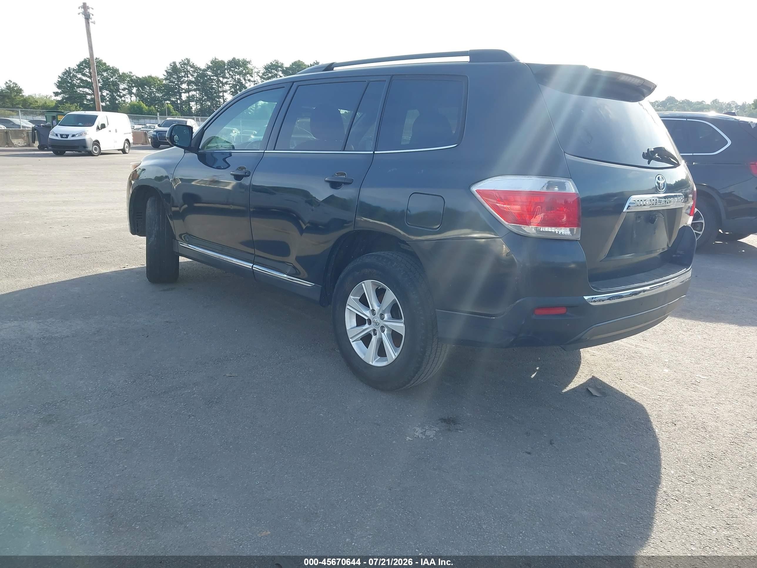 2011 Toyota Highlander Se V6 Black vin: 5TDZK3EH6BS045249