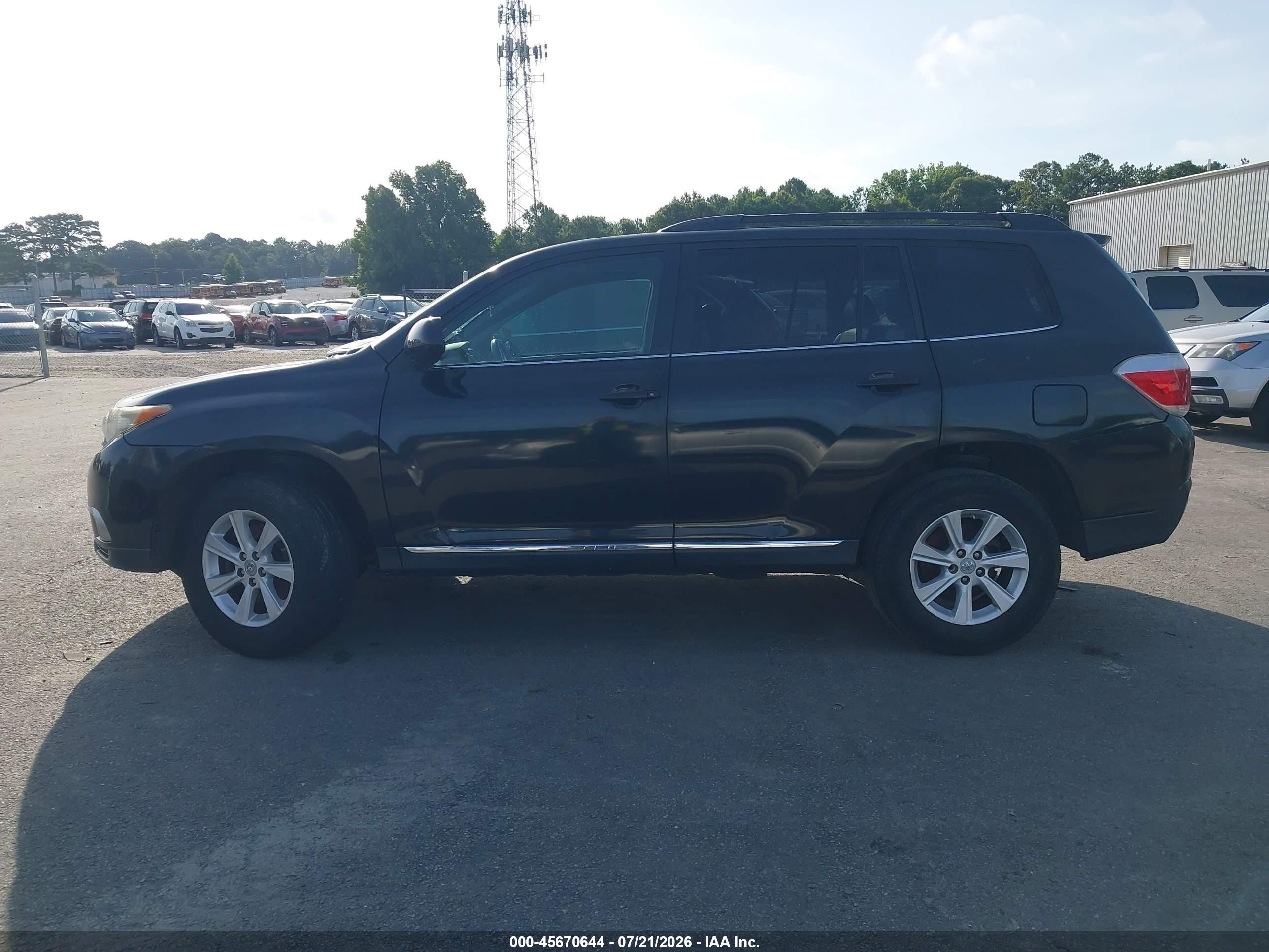 2011 Toyota Highlander Se V6 Black vin: 5TDZK3EH6BS045249