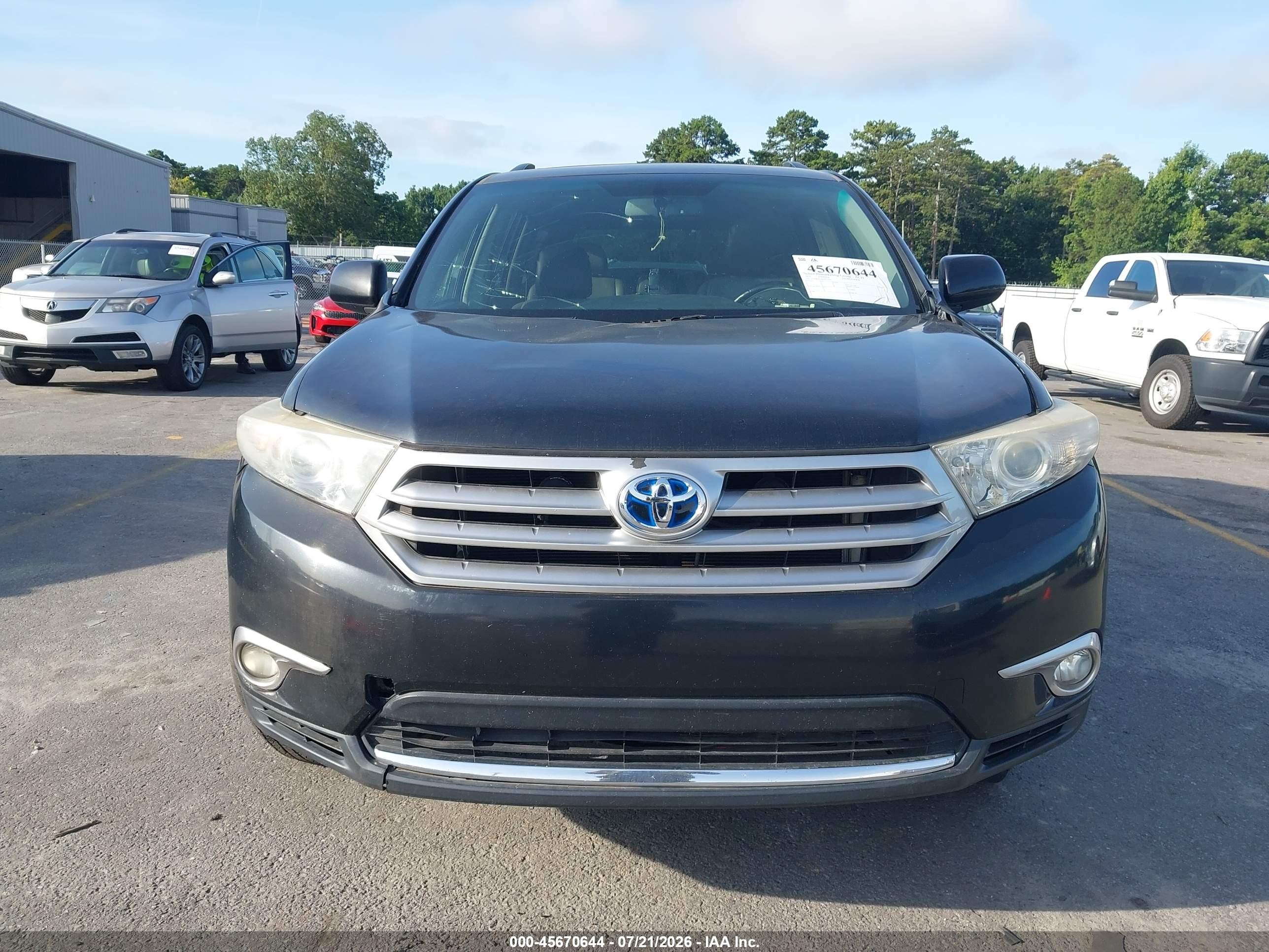 2011 Toyota Highlander Se V6 Black vin: 5TDZK3EH6BS045249