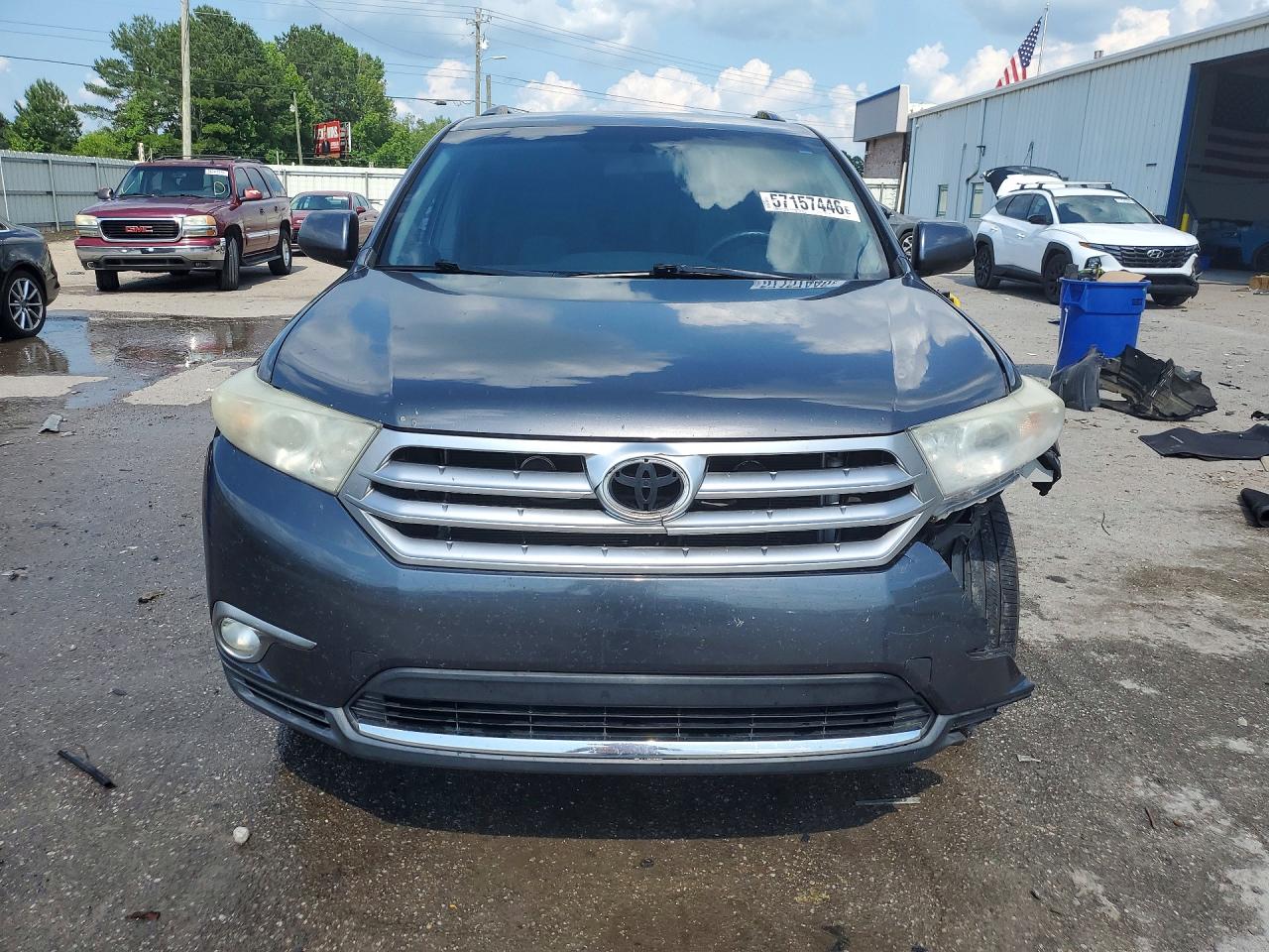 2012 Toyota Highlander Base Gray vin: 5TDZK3EH6CS050971