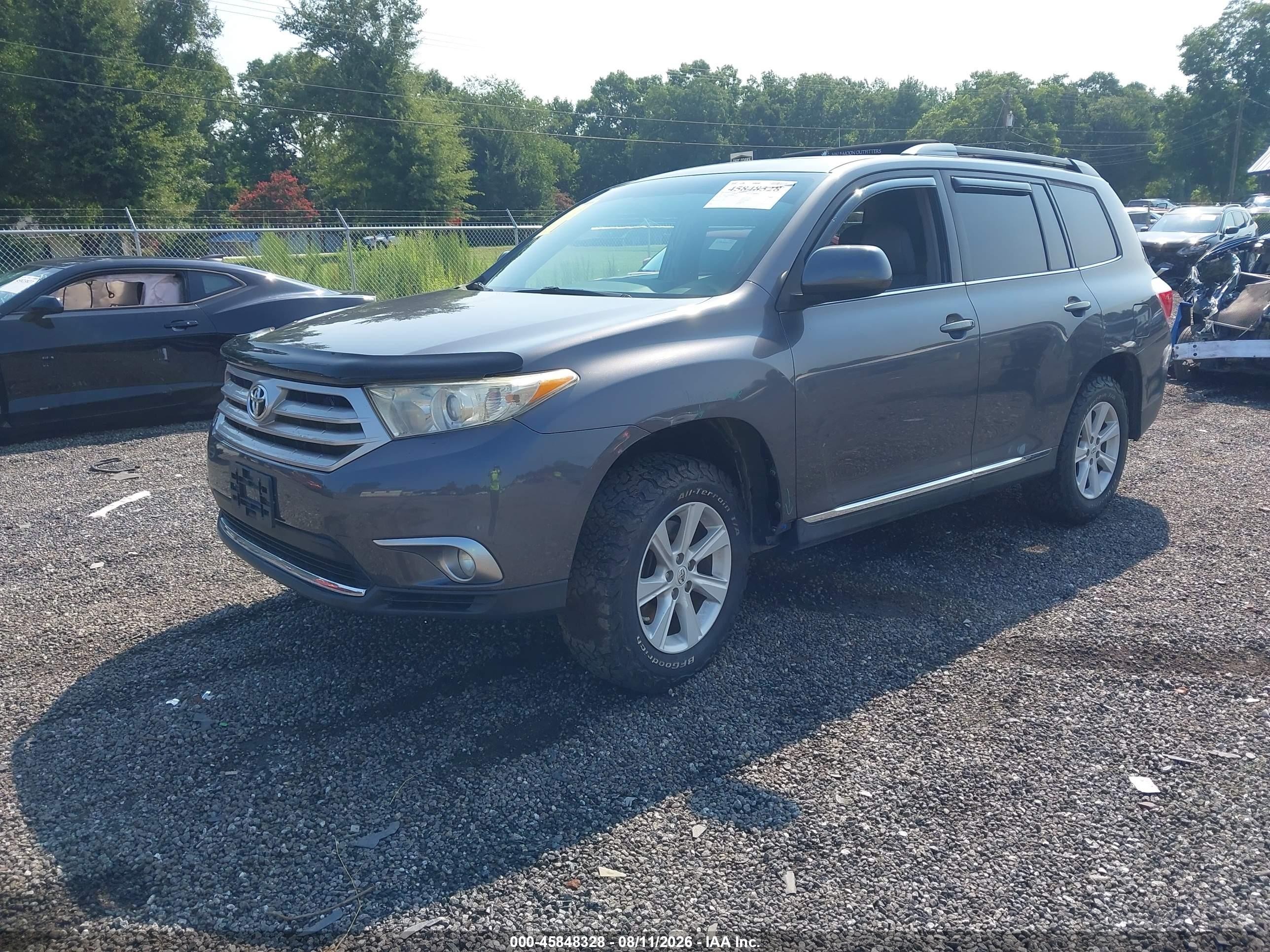 2012 Toyota Highlander Se V6 Gray vin: 5TDZK3EH6CS084831