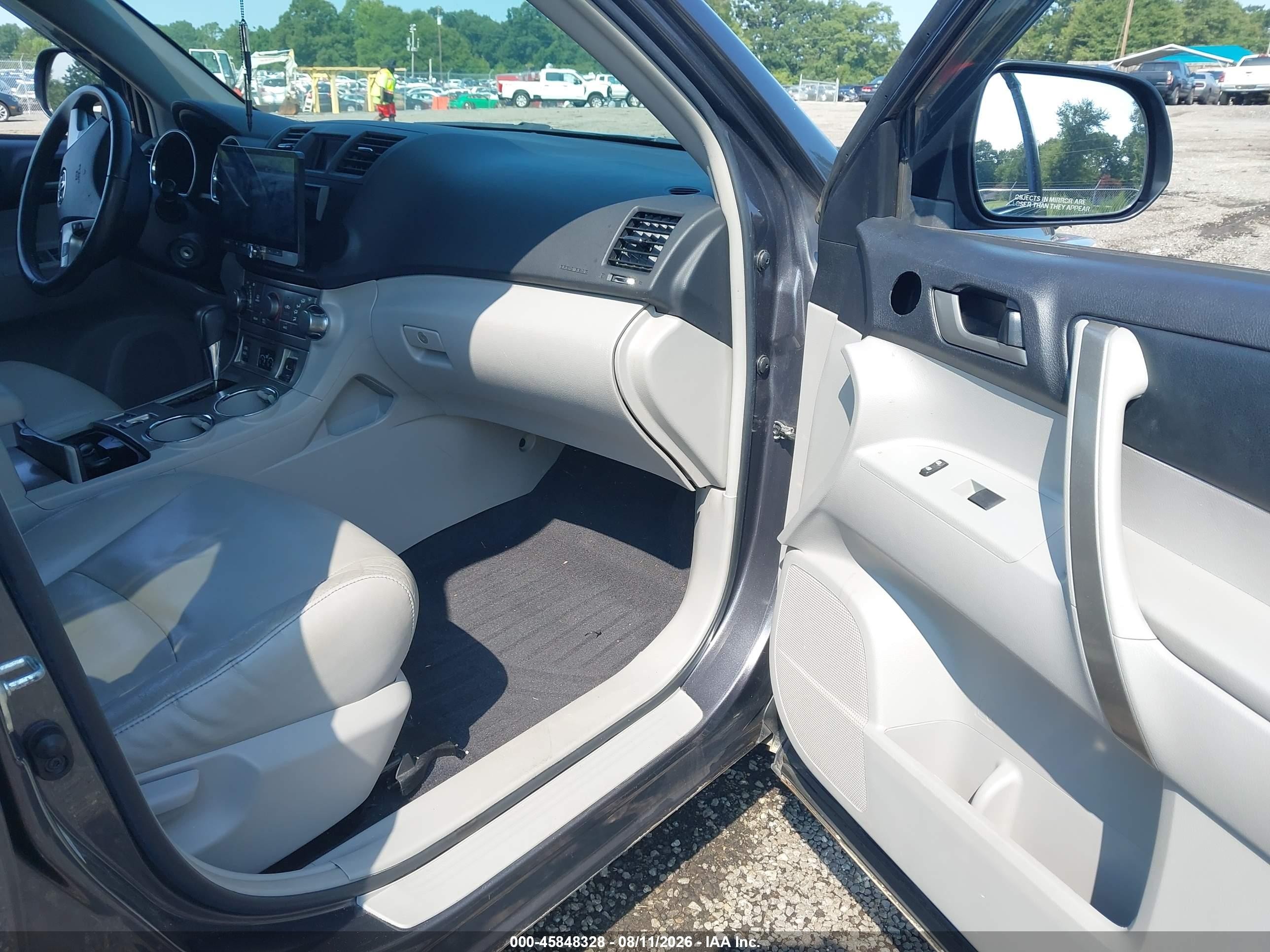 2012 Toyota Highlander Se V6 Gray vin: 5TDZK3EH6CS084831