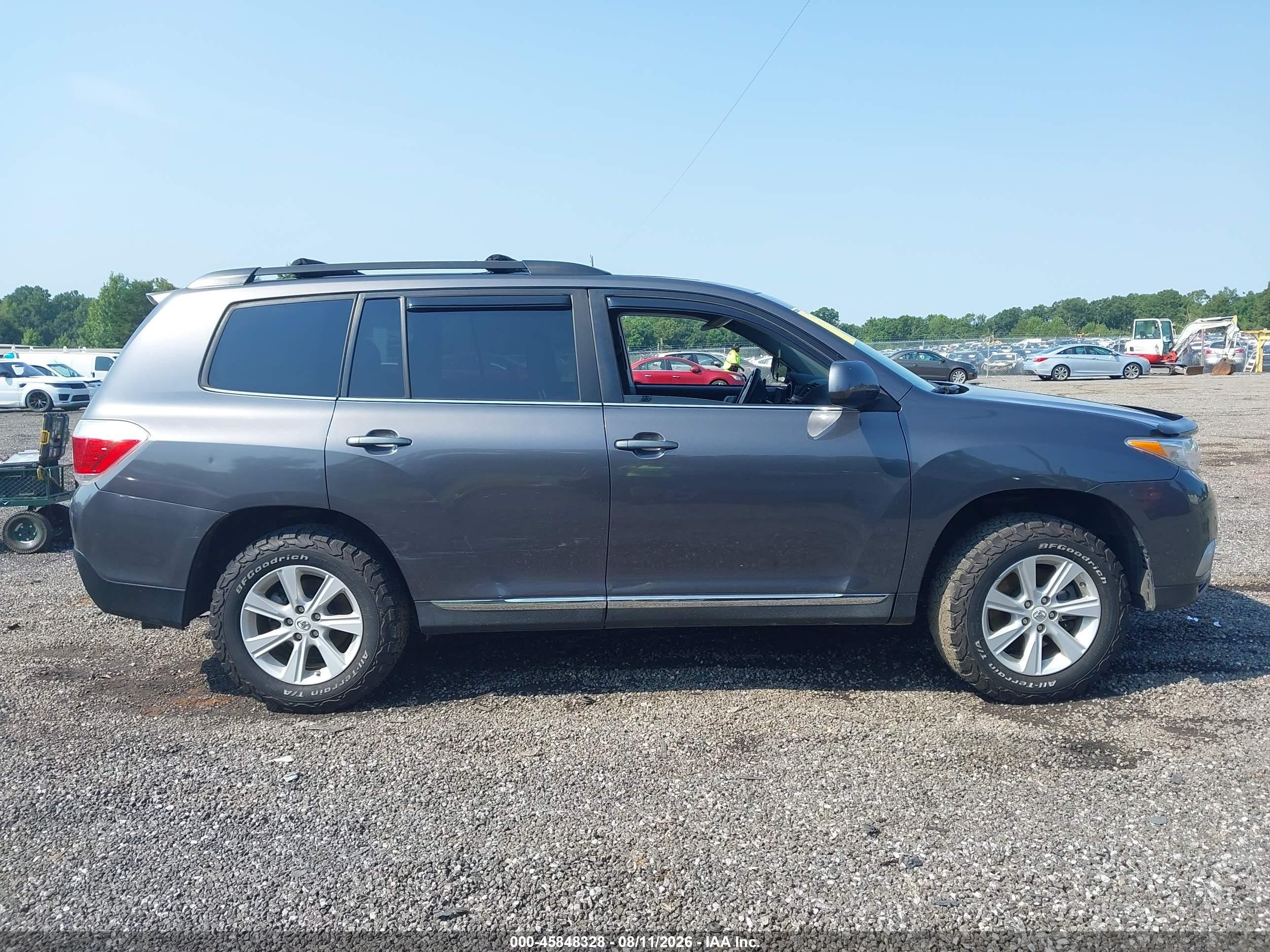 2012 Toyota Highlander Se V6 Gray vin: 5TDZK3EH6CS084831