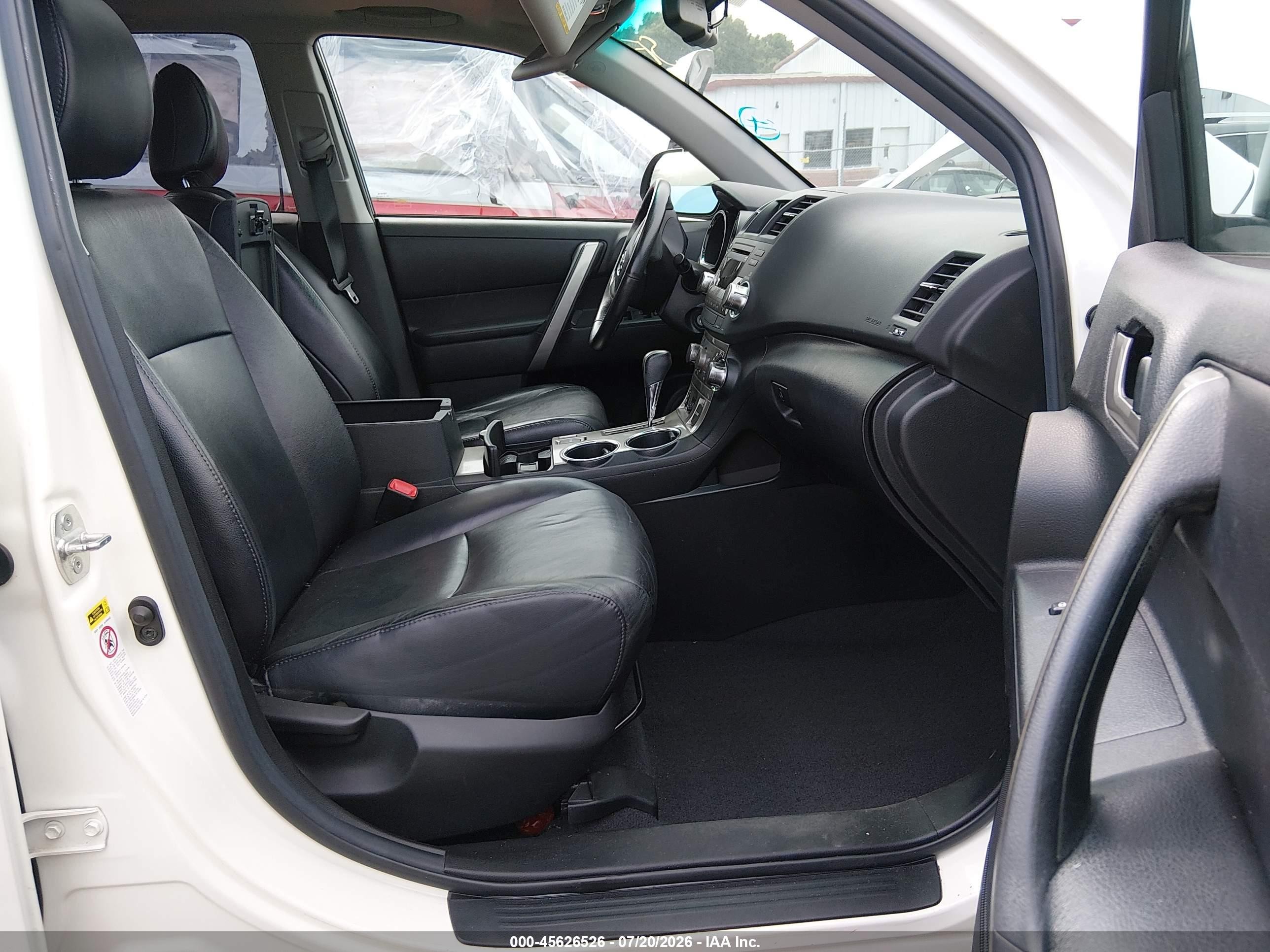 2012 Toyota Highlander Se V6 White vin: 5TDZK3EH6CS086045