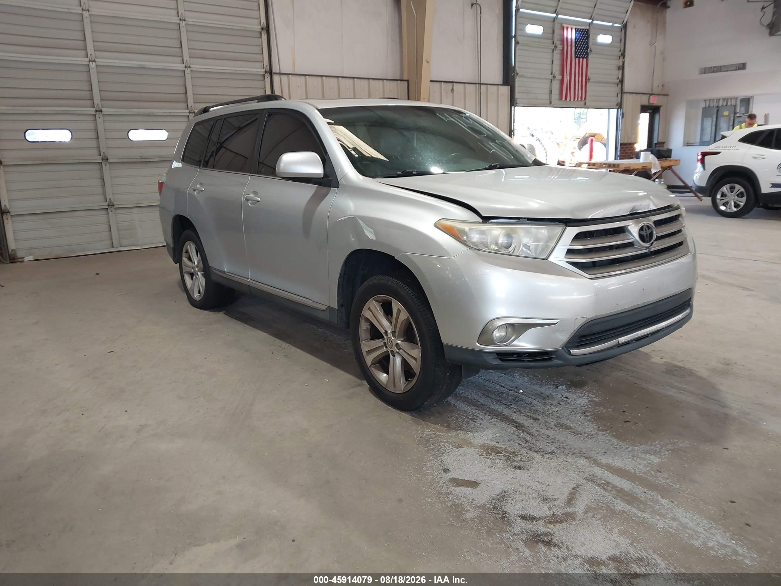 2013 Toyota Highlander Se V6 Silver vin: 5TDZK3EH6DS092882