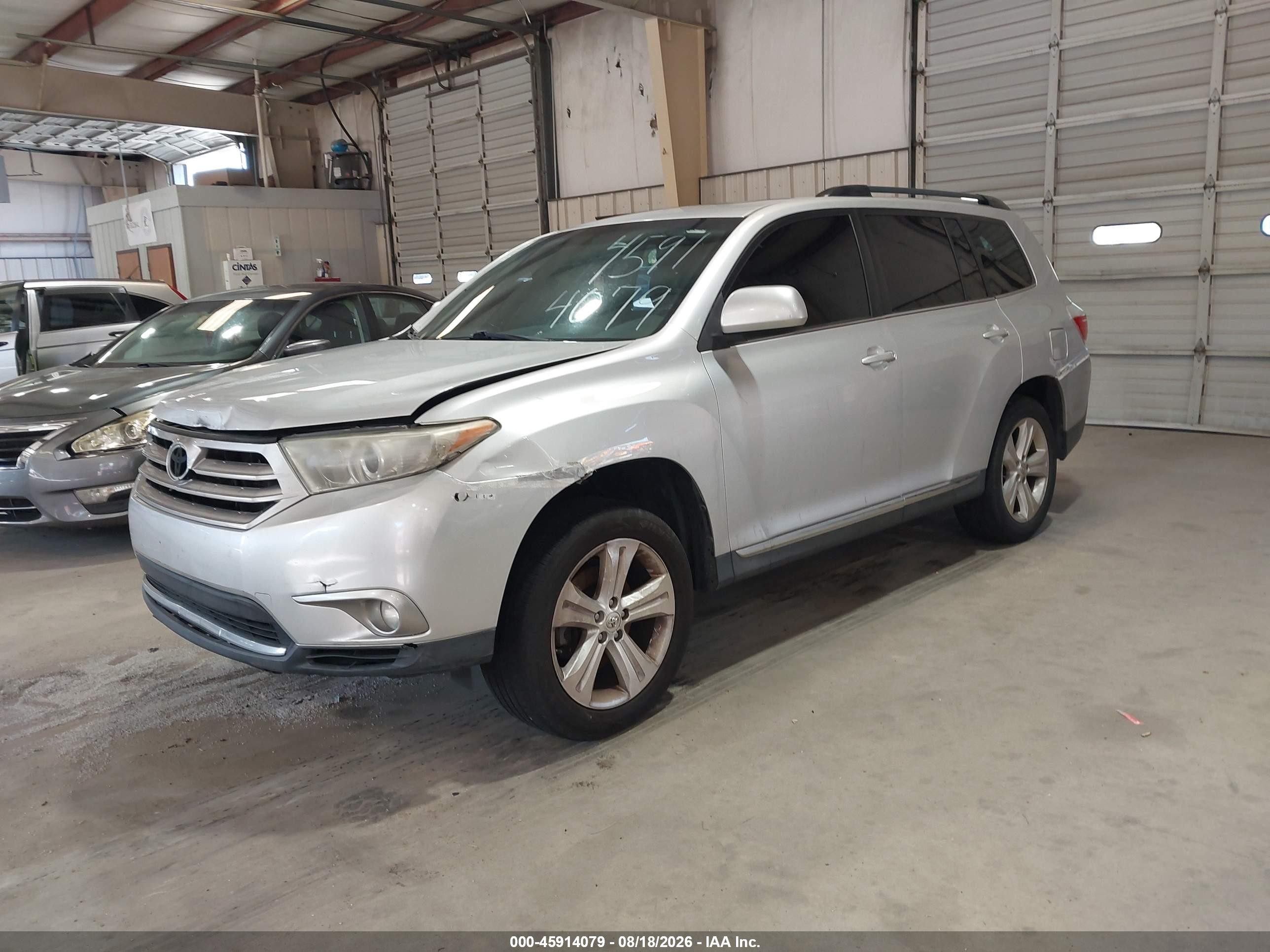 2013 Toyota Highlander Se V6 Silver vin: 5TDZK3EH6DS092882