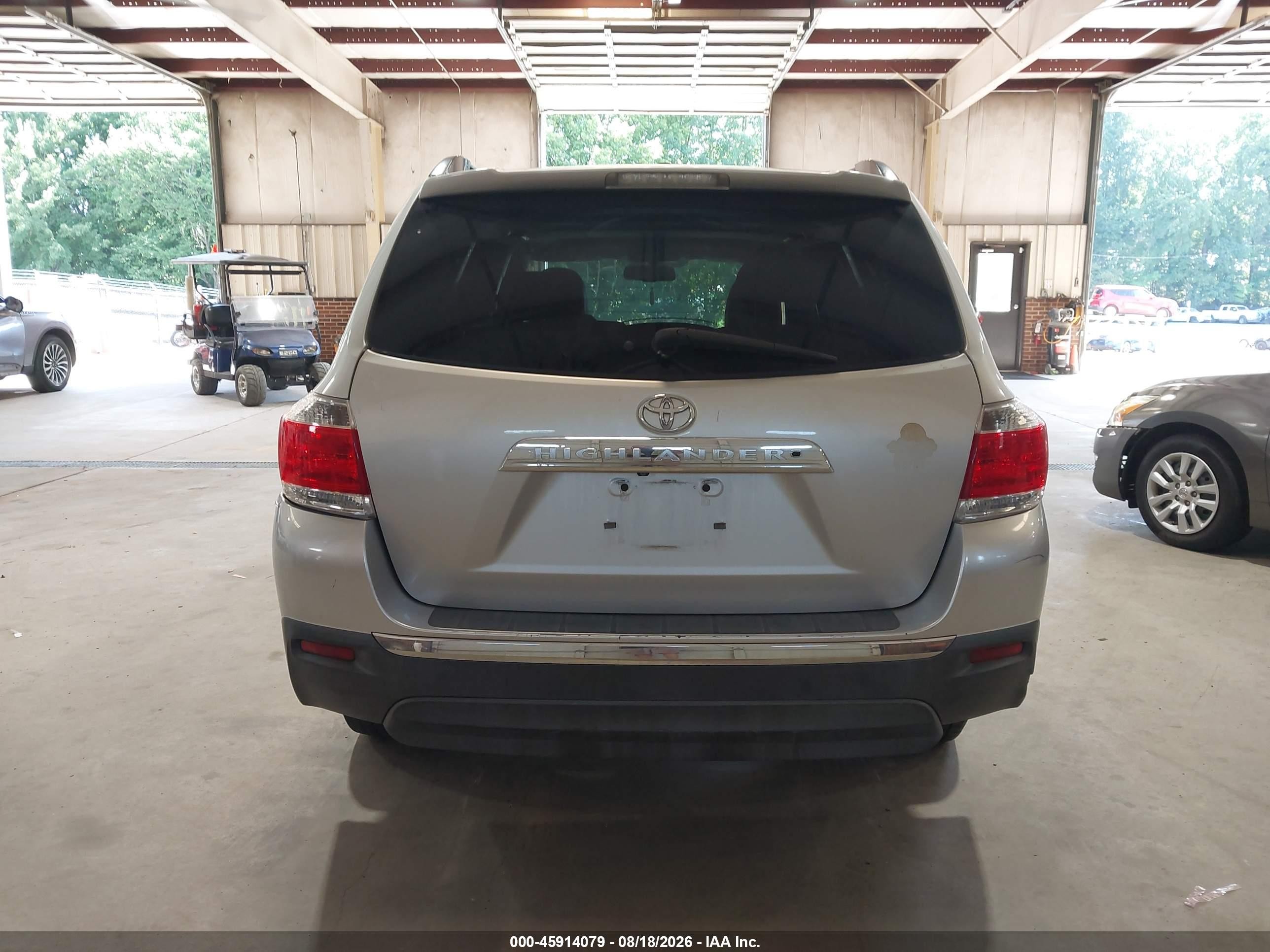 2013 Toyota Highlander Se V6 Silver vin: 5TDZK3EH6DS092882