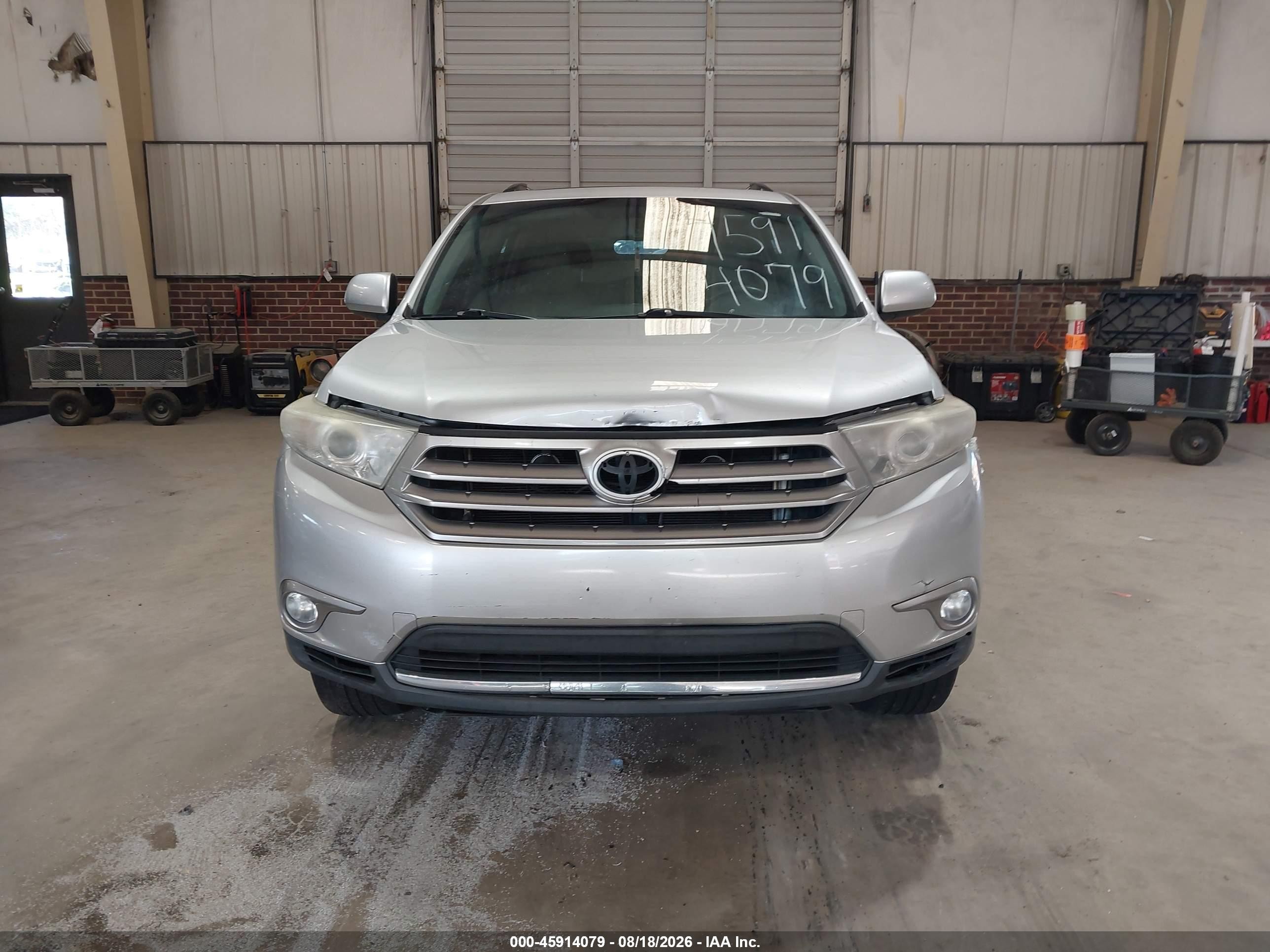 2013 Toyota Highlander Se V6 Silver vin: 5TDZK3EH6DS092882