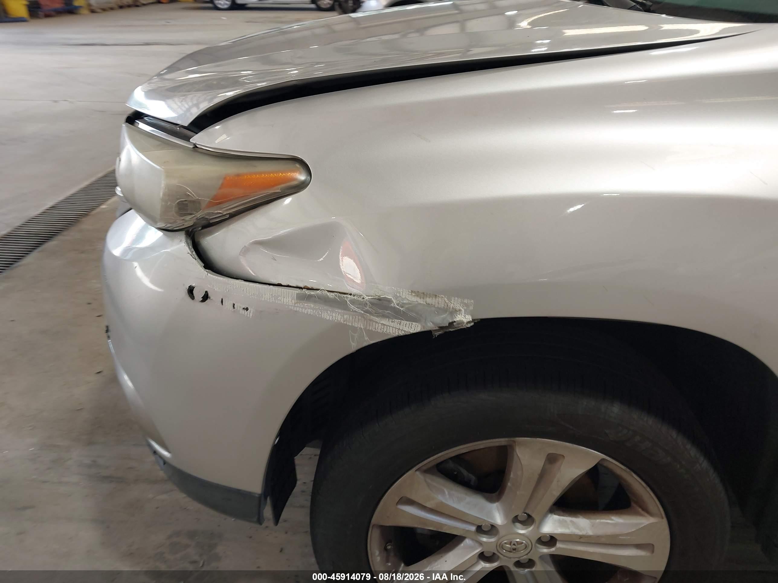 2013 Toyota Highlander Se V6 Silver vin: 5TDZK3EH6DS092882