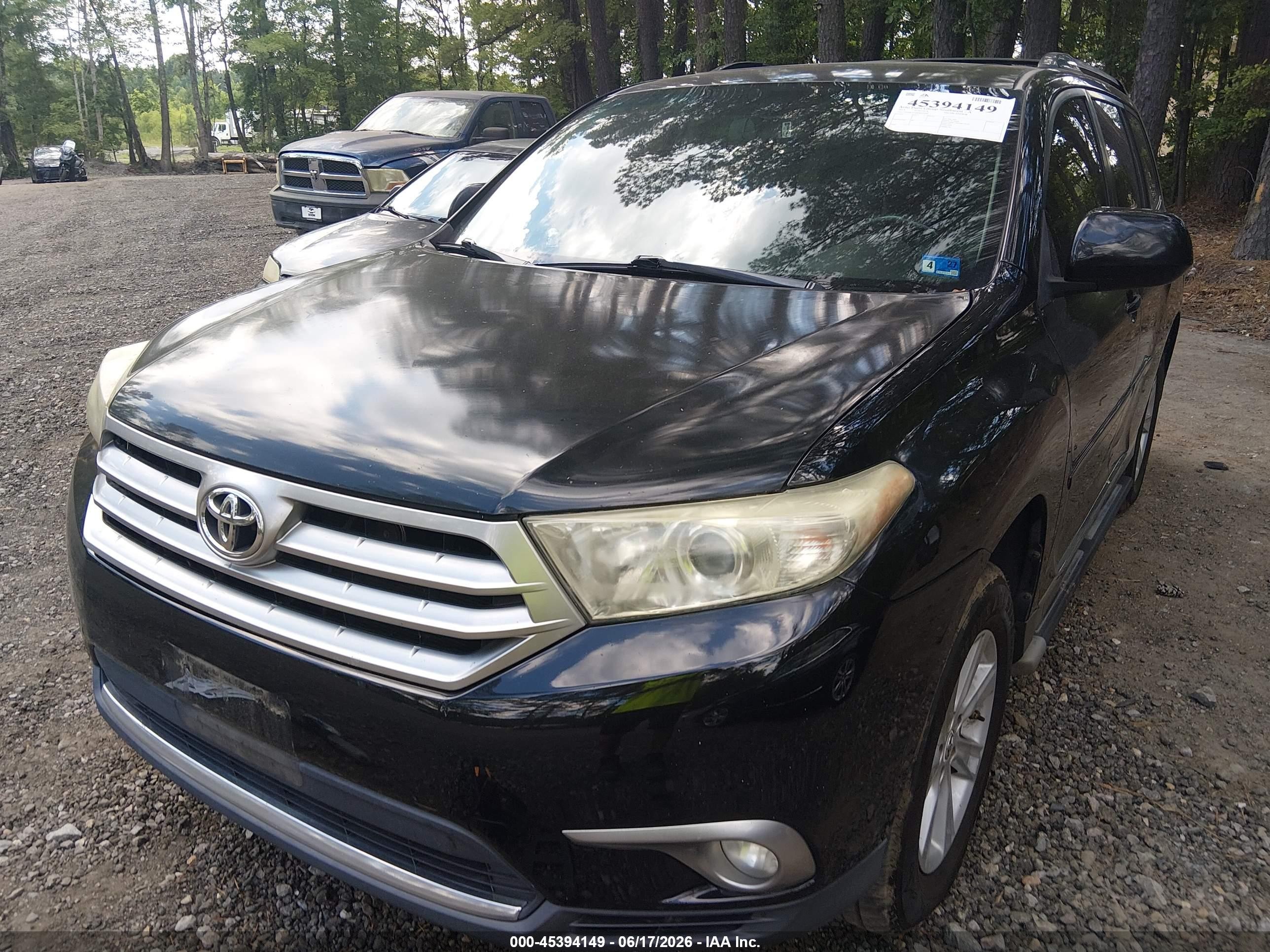 2013 Toyota Highlander Se V6 Black vin: 5TDZK3EH6DS093269