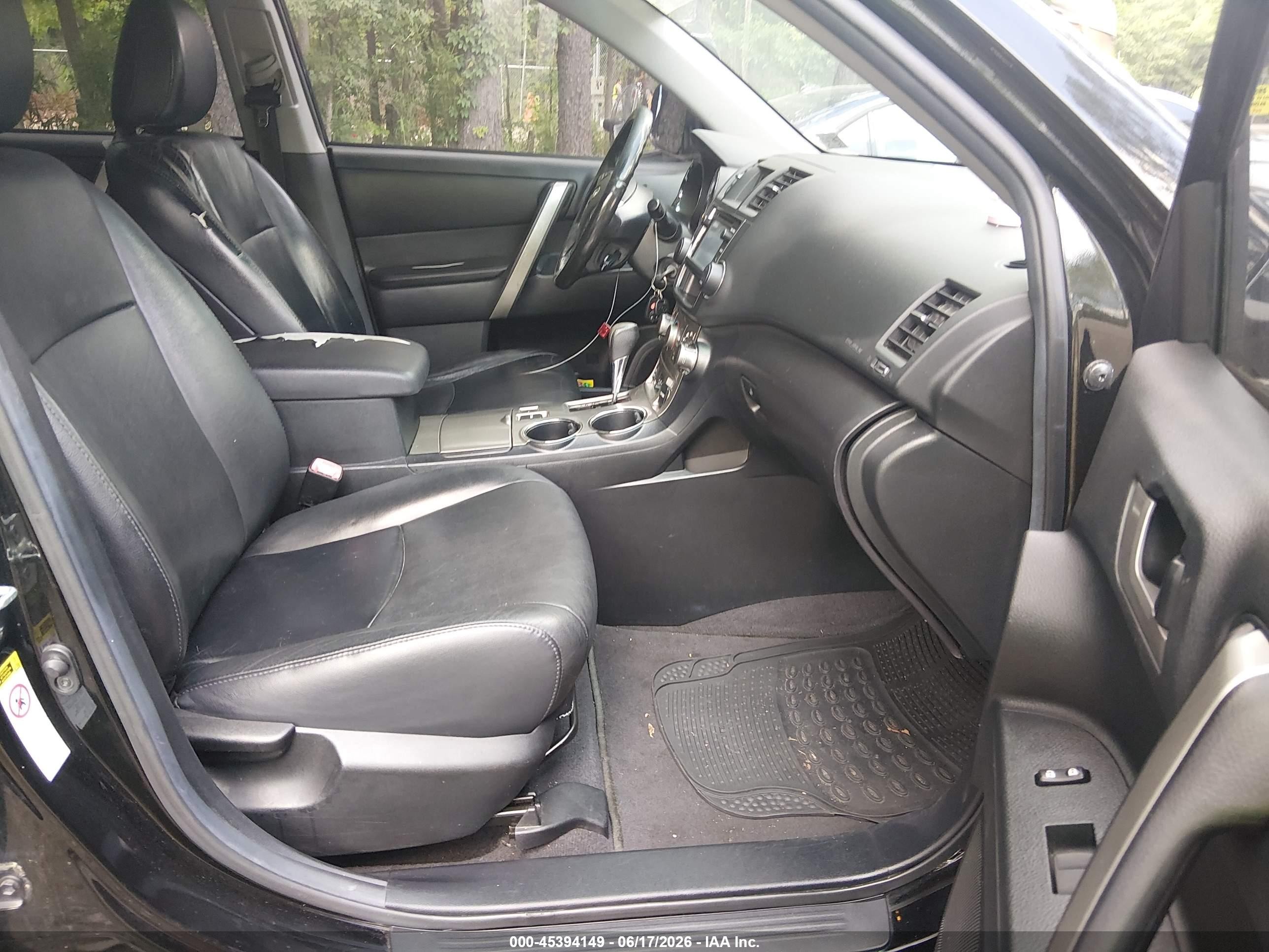 2013 Toyota Highlander Se V6 Black vin: 5TDZK3EH6DS093269