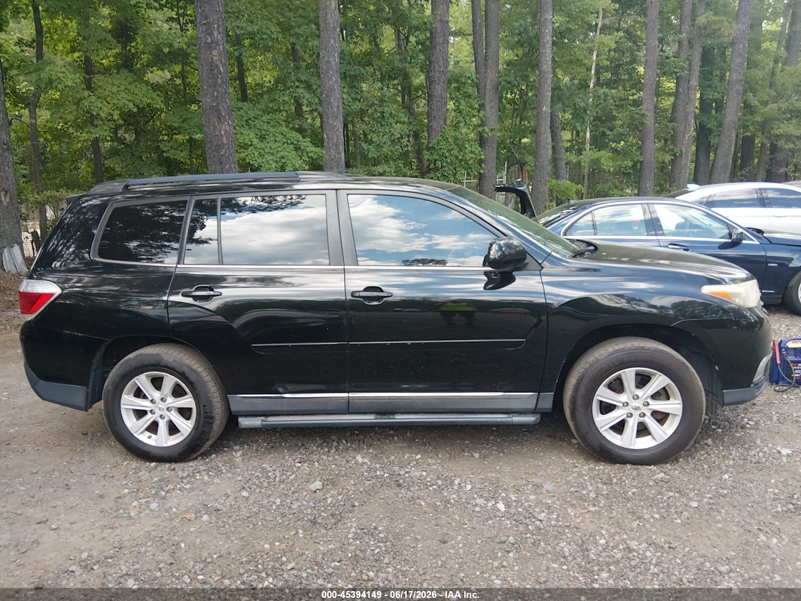 2013 Toyota Highlander Se V6 Black vin: 5TDZK3EH6DS093269