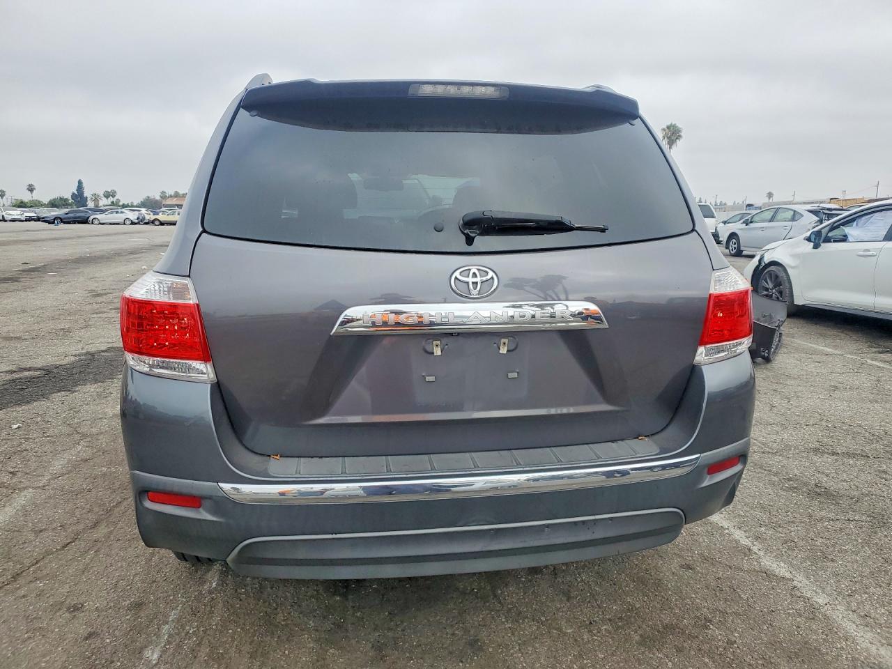 2013 Toyota Highlander Se Gray vin: 5TDZK3EH6DS094132