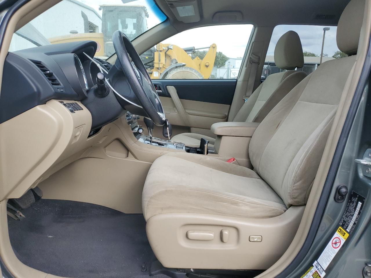 2013 Toyota Highlander Base Green vin: 5TDZK3EH6DS115061