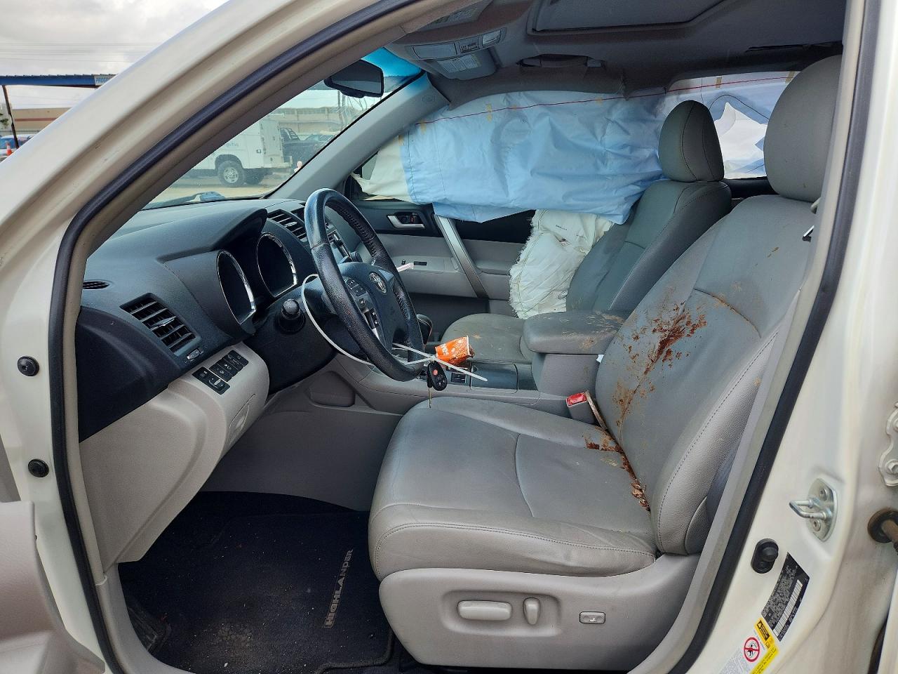 2013 Toyota Highlander Se White vin: 5TDZK3EH6DS118381