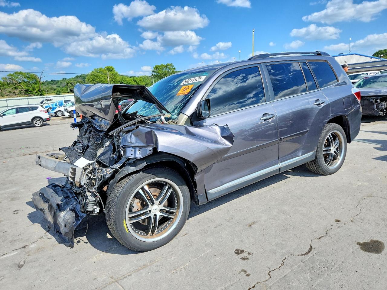 2013 Toyota Highlander Se Charcoal vin: 5TDZK3EH7DS131091