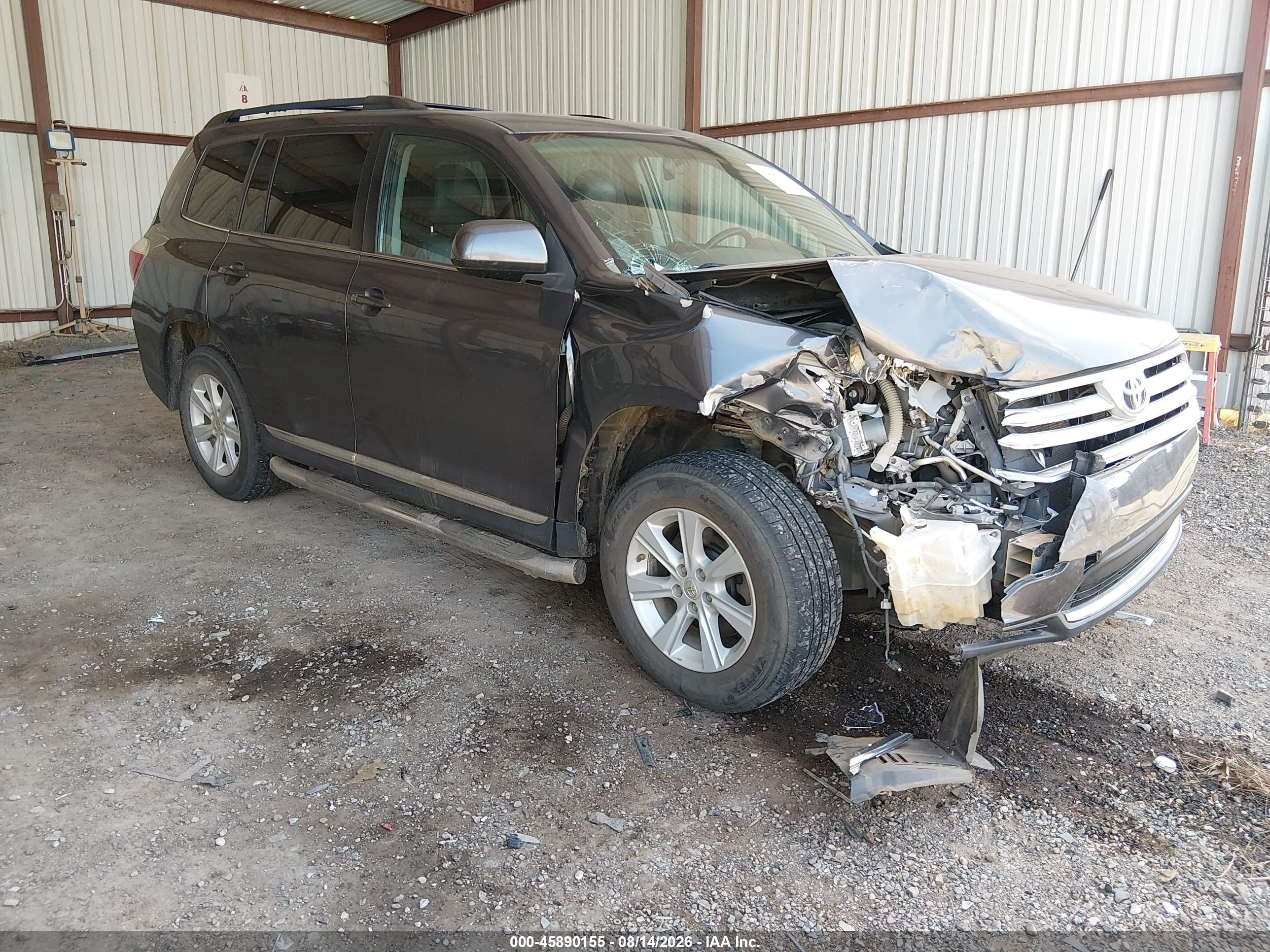 2013 Toyota Highlander Se V6 Серый vin: 5TDZK3EH7DS137795