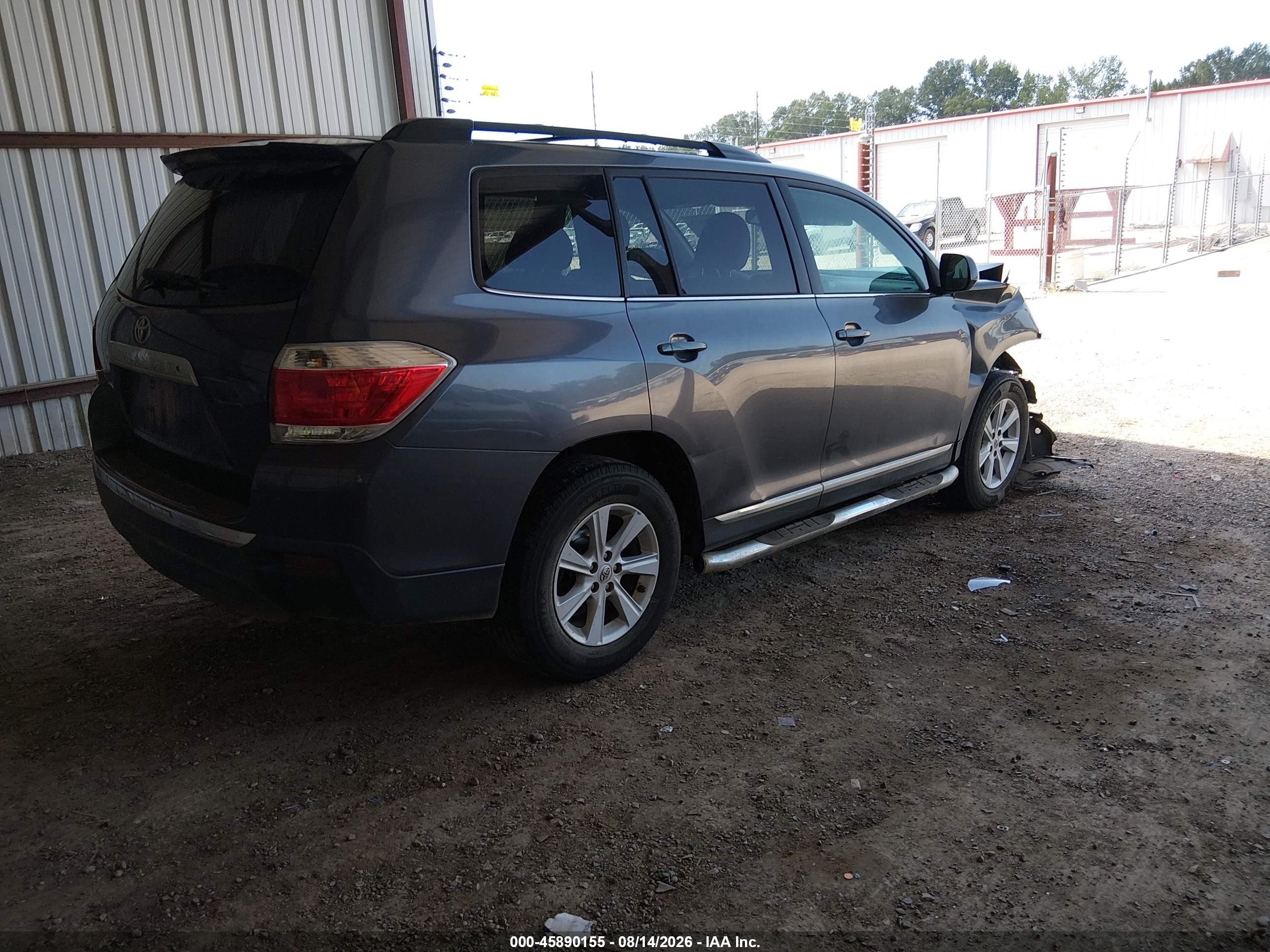 2013 Toyota Highlander Se V6 Серый vin: 5TDZK3EH7DS137795