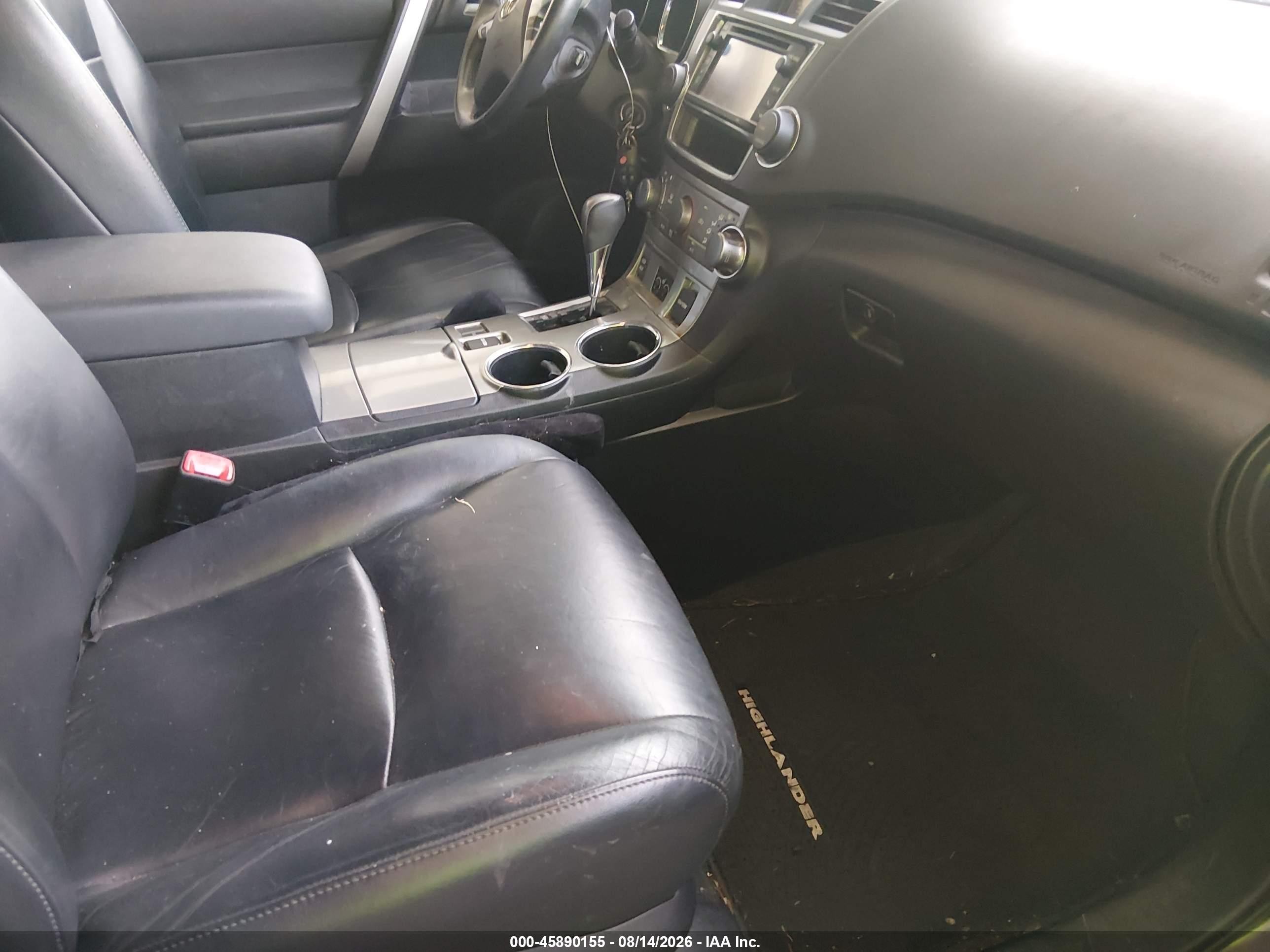 2013 Toyota Highlander Se V6 Серый vin: 5TDZK3EH7DS137795