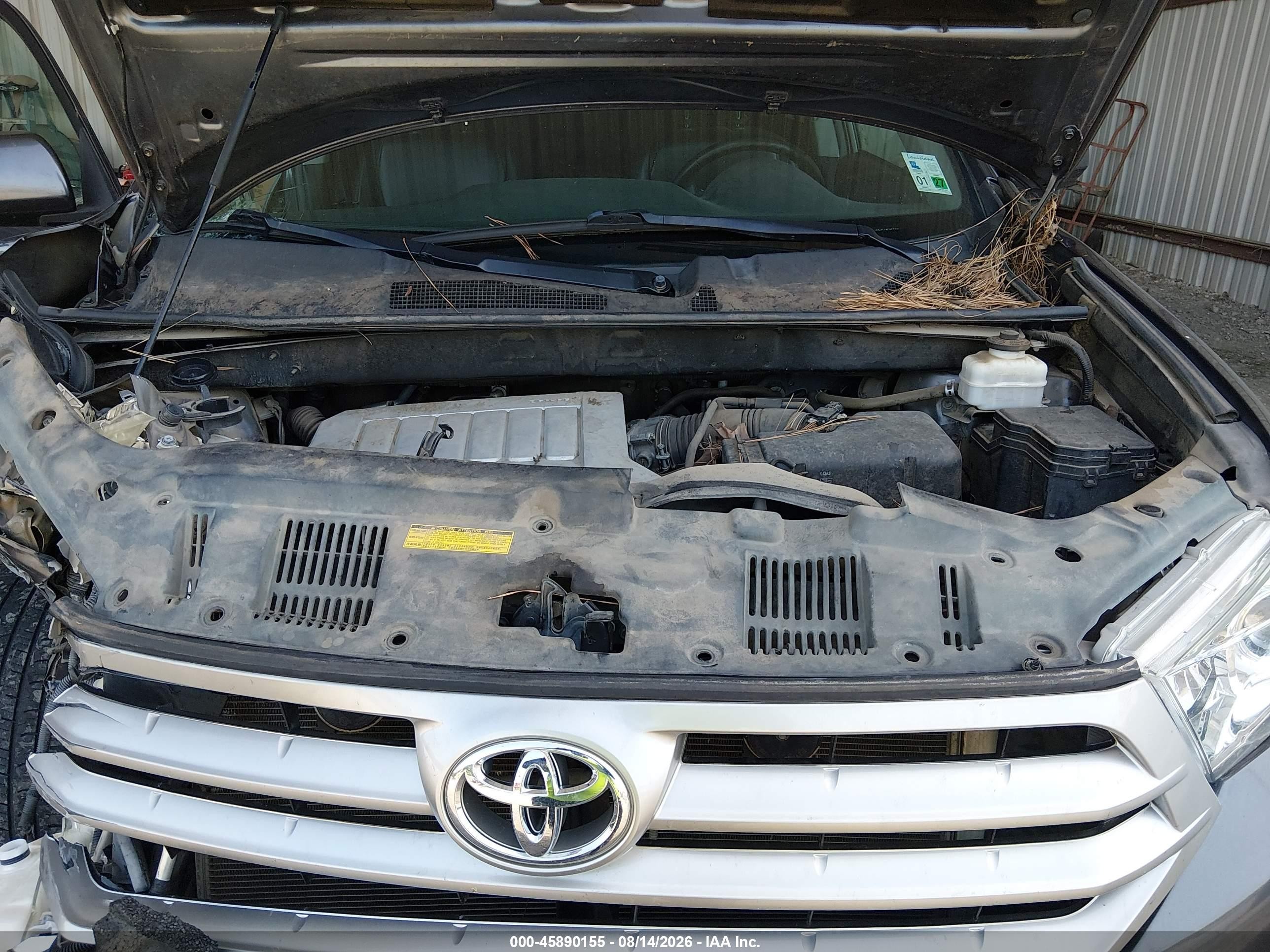 2013 Toyota Highlander Se V6 Серый vin: 5TDZK3EH7DS137795