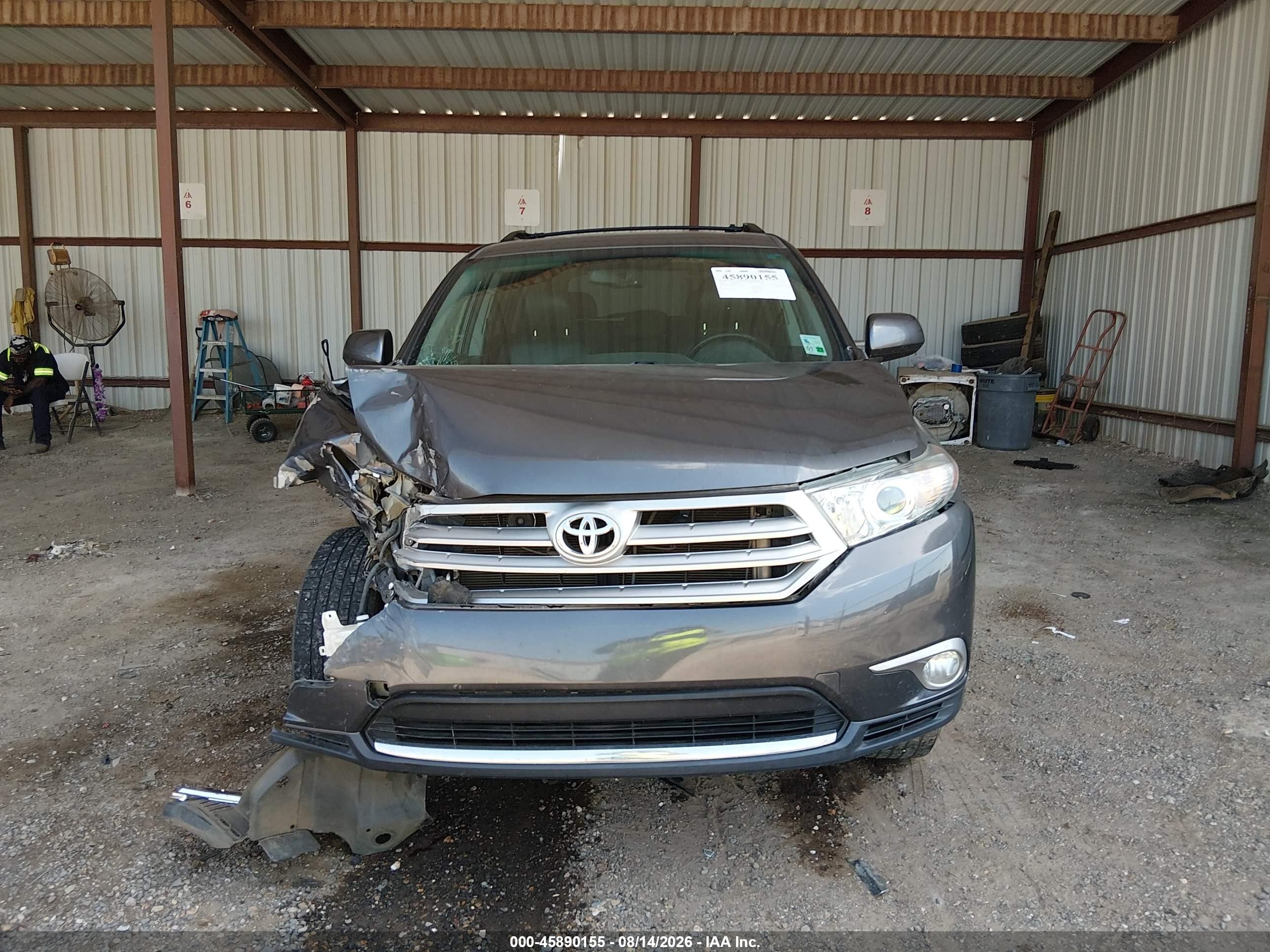 2013 Toyota Highlander Se V6 Серый vin: 5TDZK3EH7DS137795