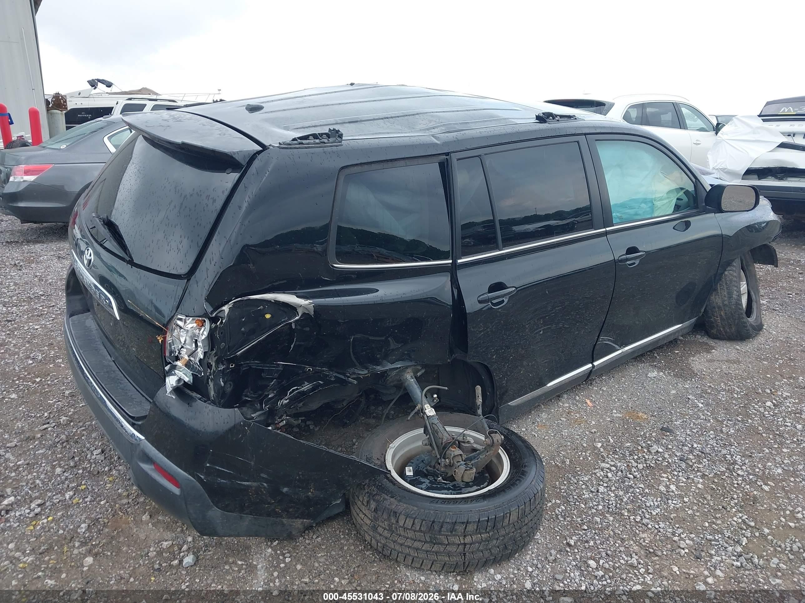 2011 Toyota Highlander Se V6 Black vin: 5TDZK3EH8BS031353