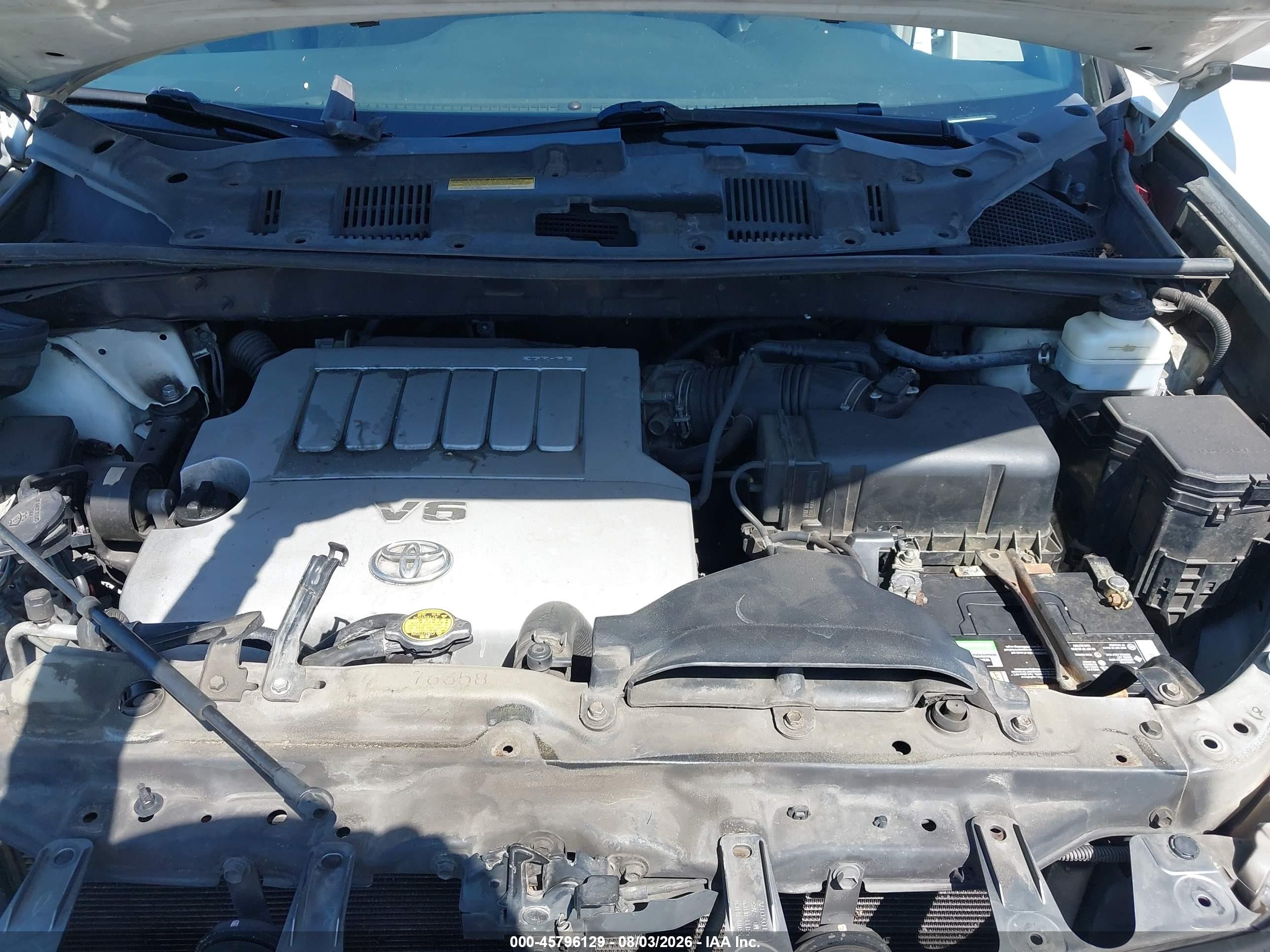2012 Toyota Highlander Base V6 White vin: 5TDZK3EH8CS055220