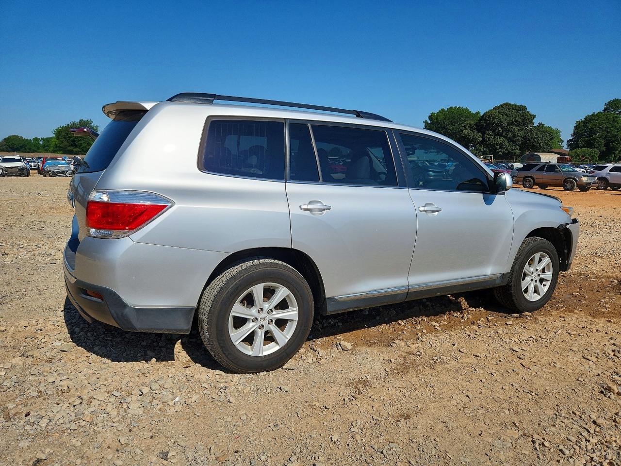 2012 Toyota Highlander Se Silver vin: 5TDZK3EH8CS057002