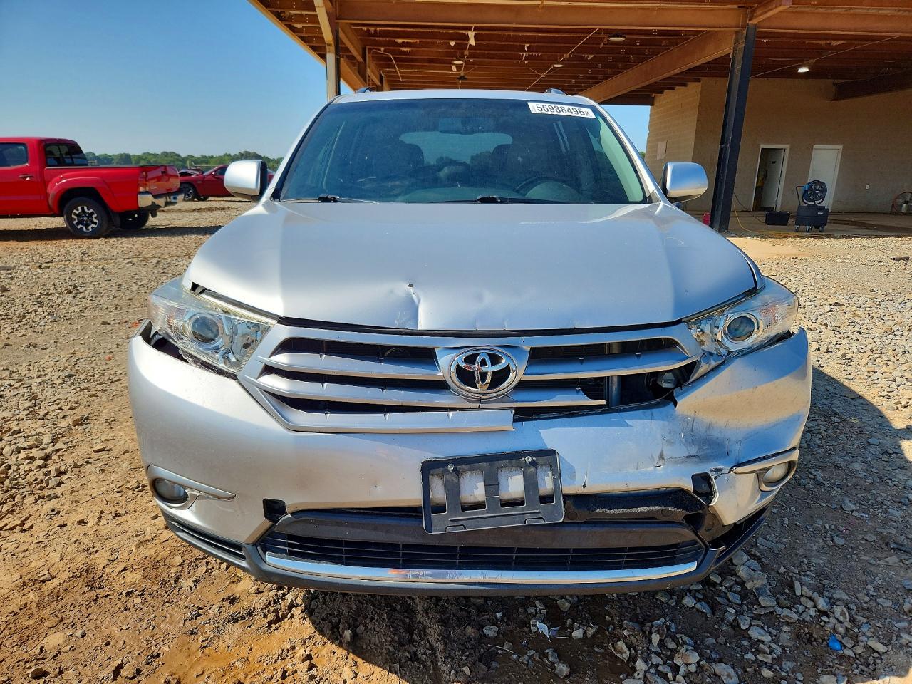 2012 Toyota Highlander Se Silver vin: 5TDZK3EH8CS057002
