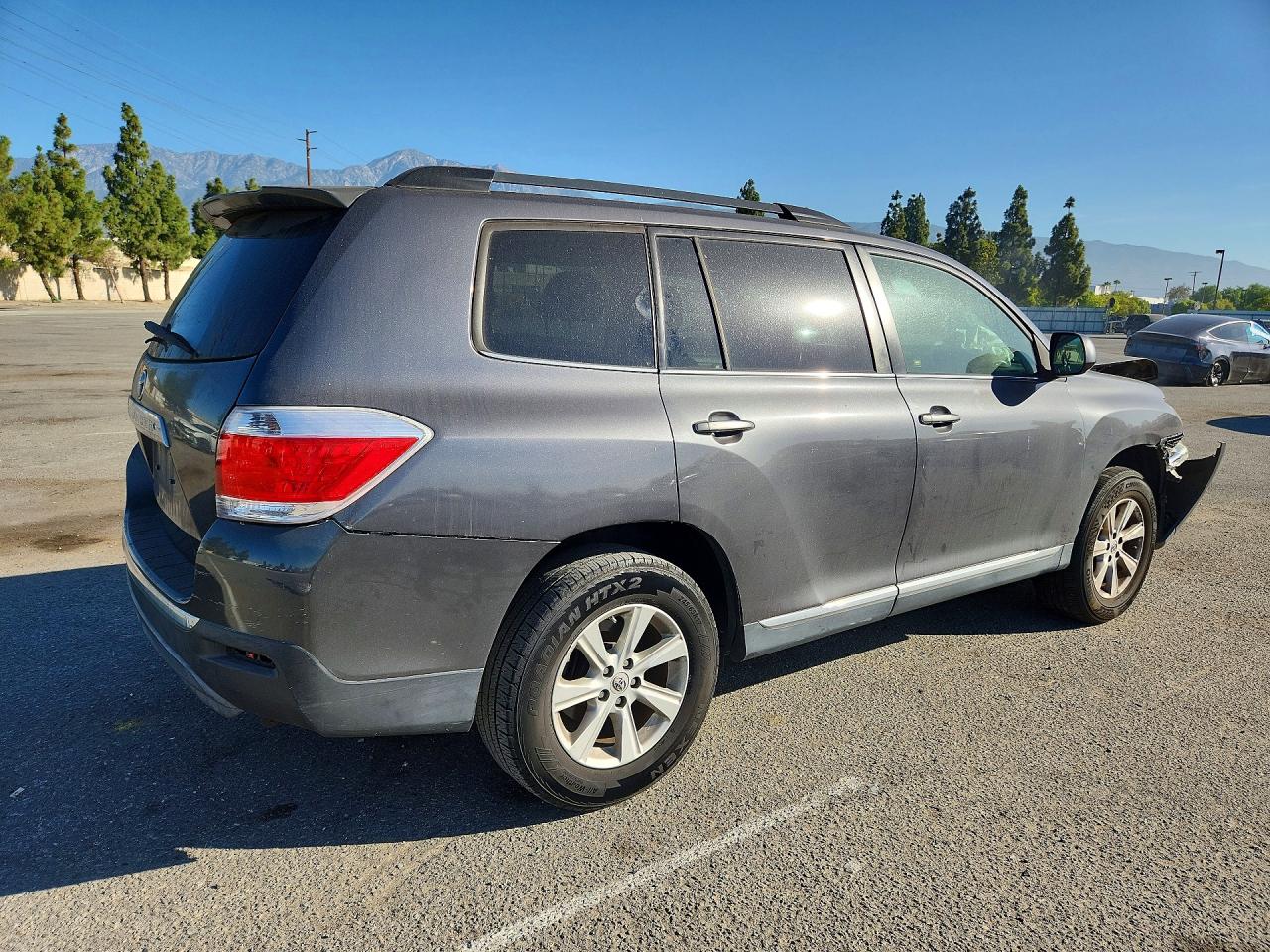 2012 Toyota Highlander Se Charcoal vin: 5TDZK3EH8CS067514