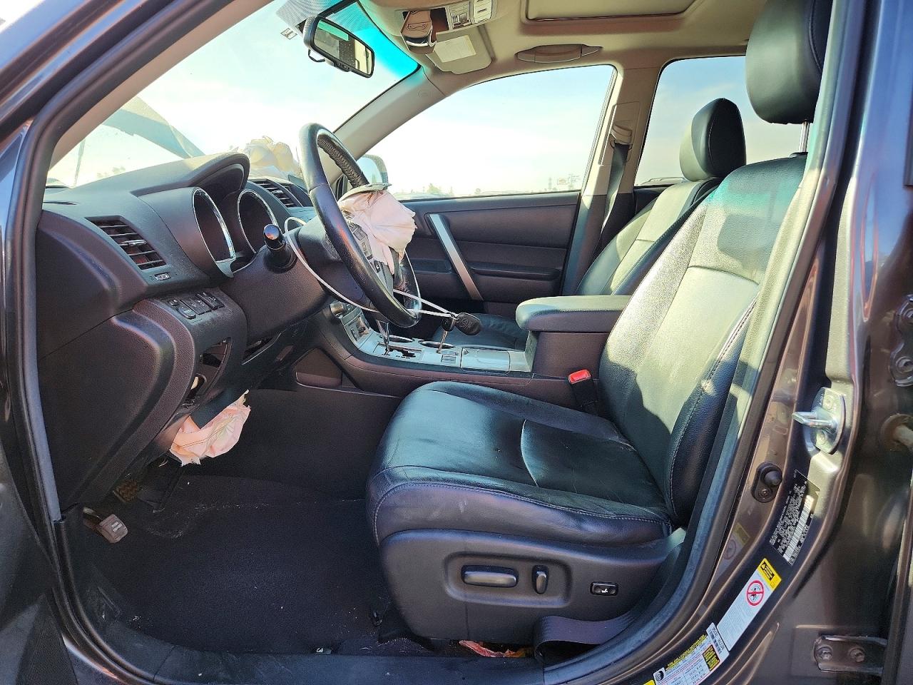 2012 Toyota Highlander Se Charcoal vin: 5TDZK3EH8CS067514