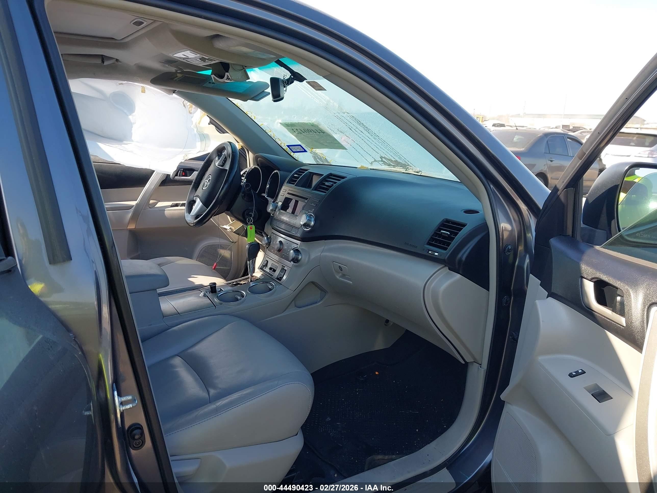 2012 Toyota Highlander Se Gray vin: 5TDZK3EH8CS077704